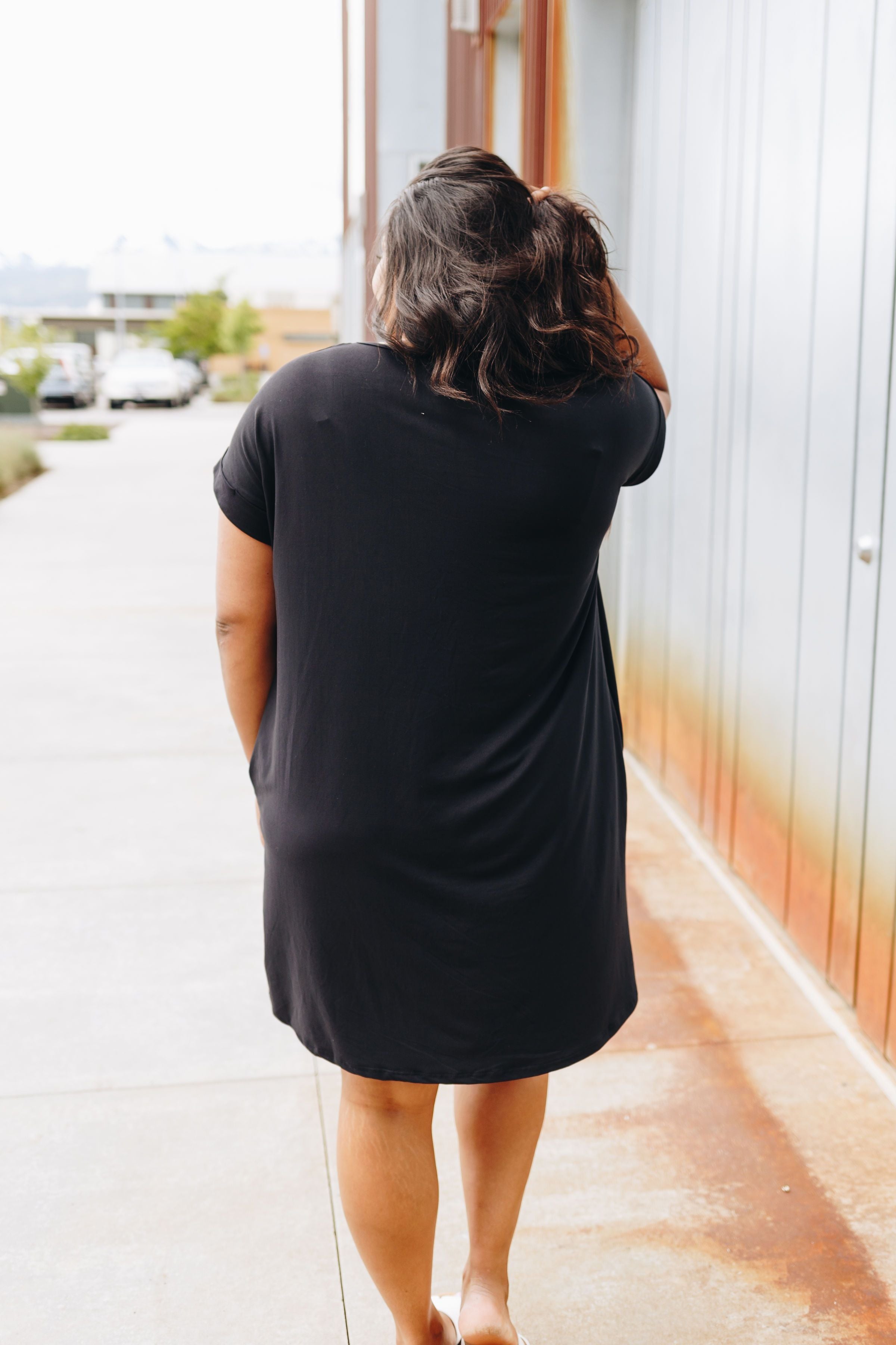 Summer Comfort Dress In Black