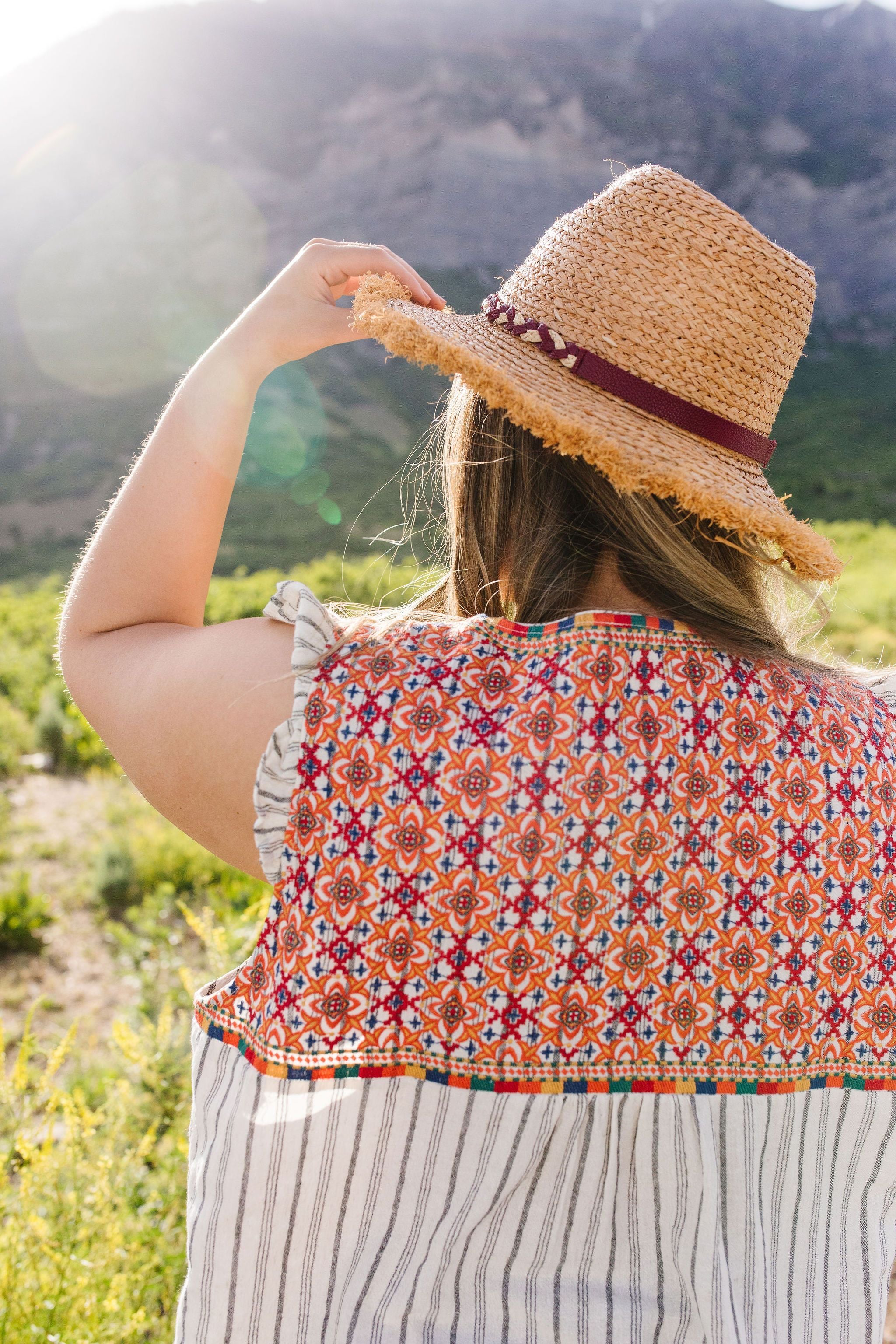 Tassels Rule Embroidered Top