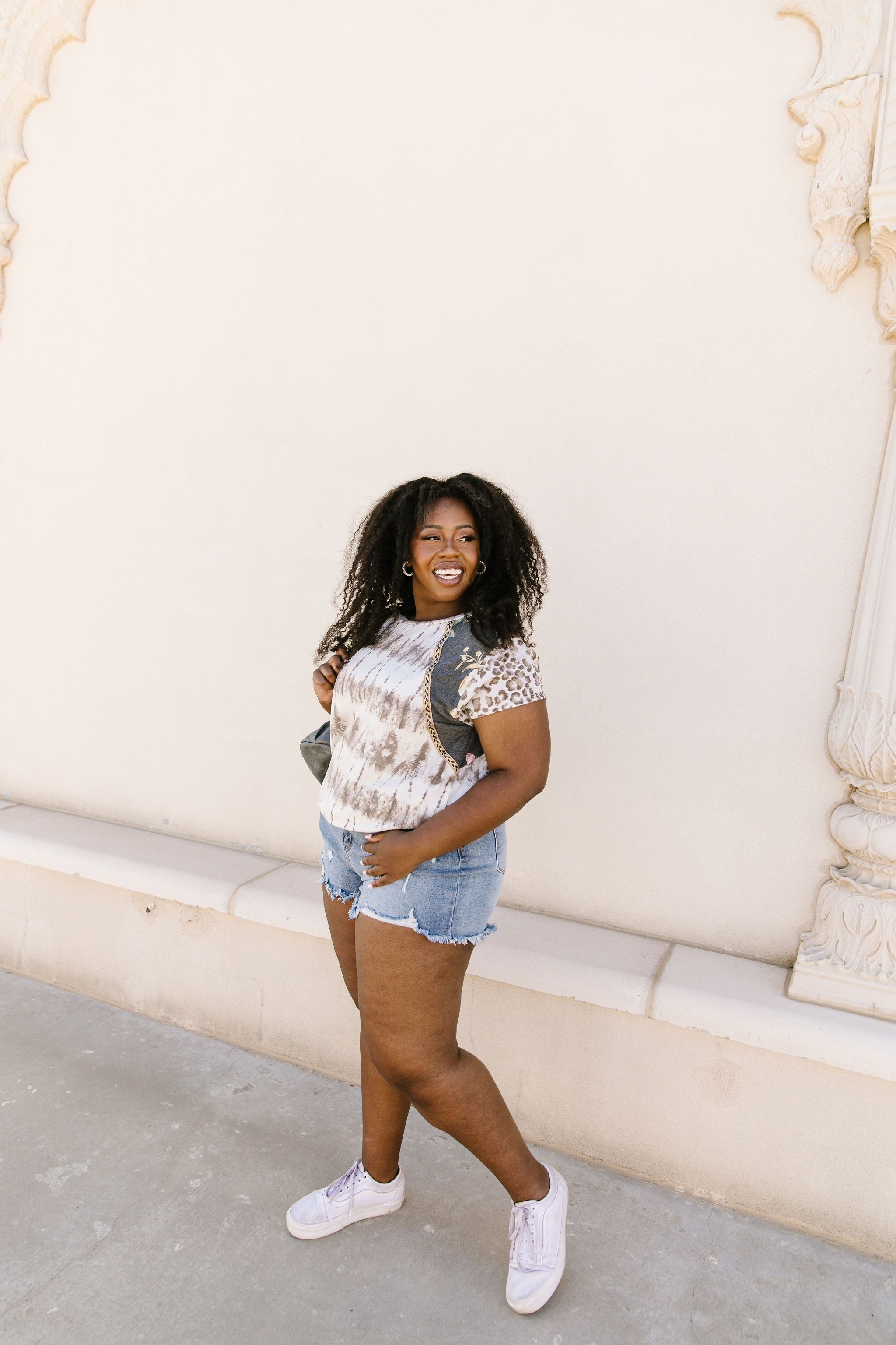 Texas Rose Tie Dye Top