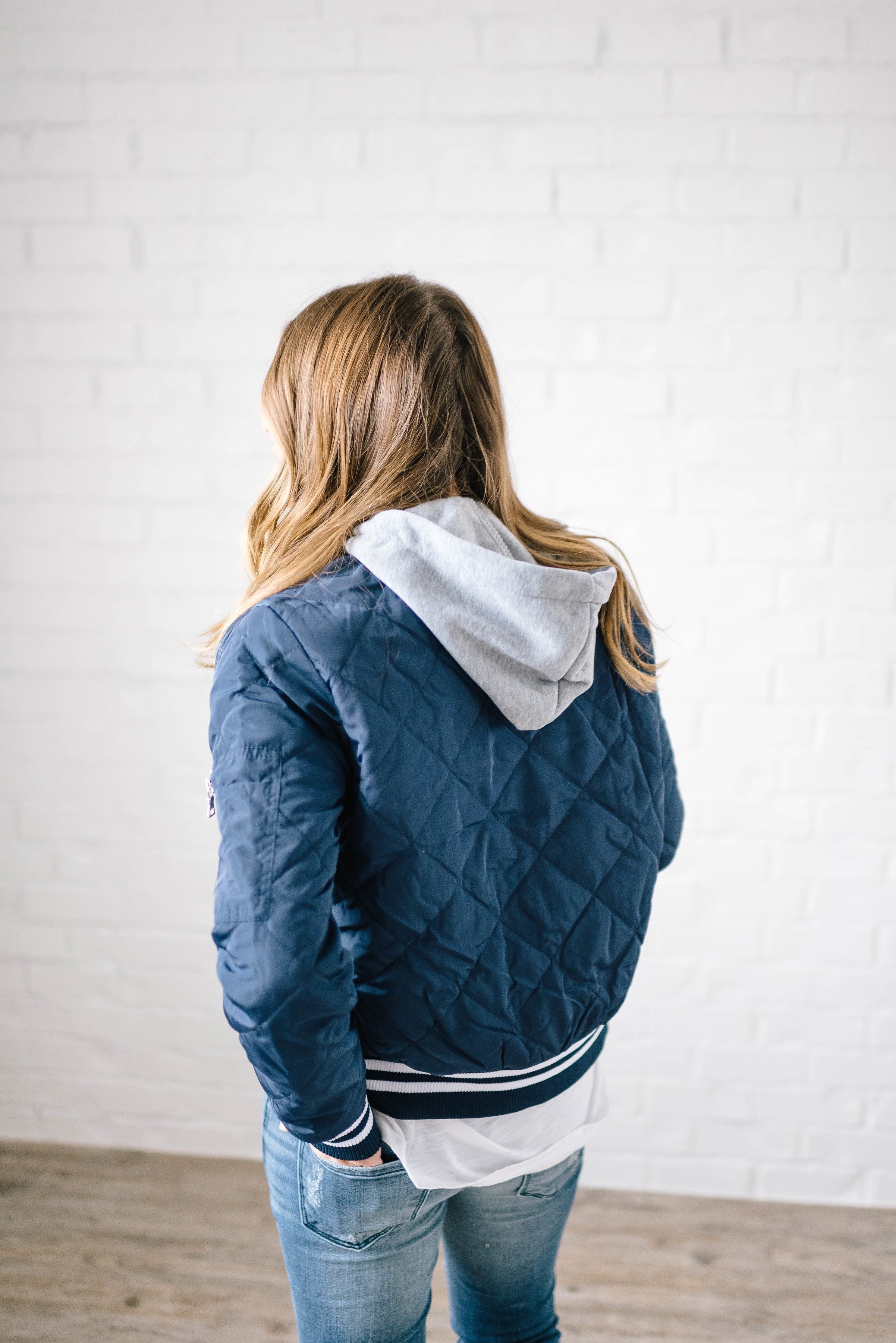 The Bomb Jacket in Navy