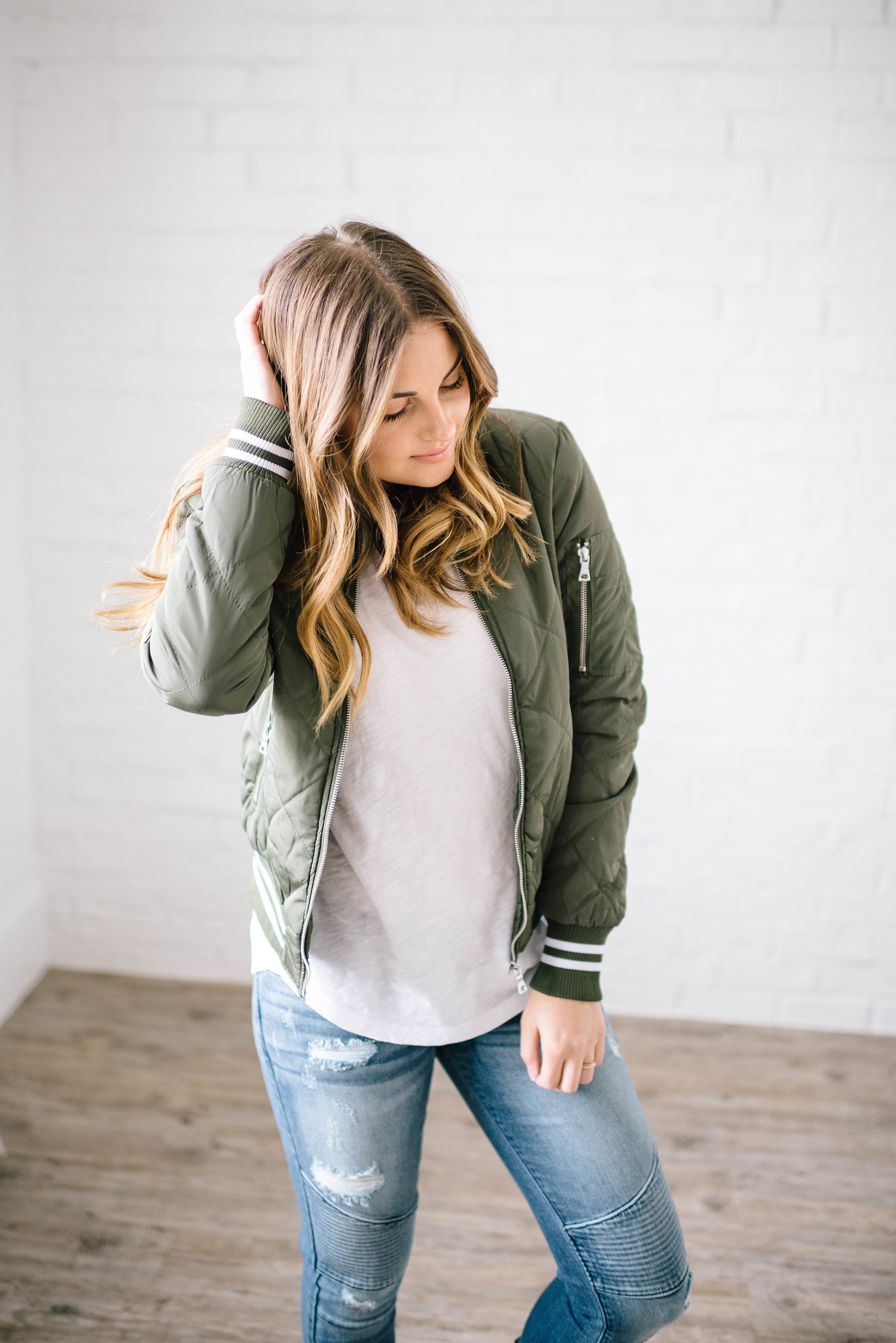 The Bomb Jacket in Olive