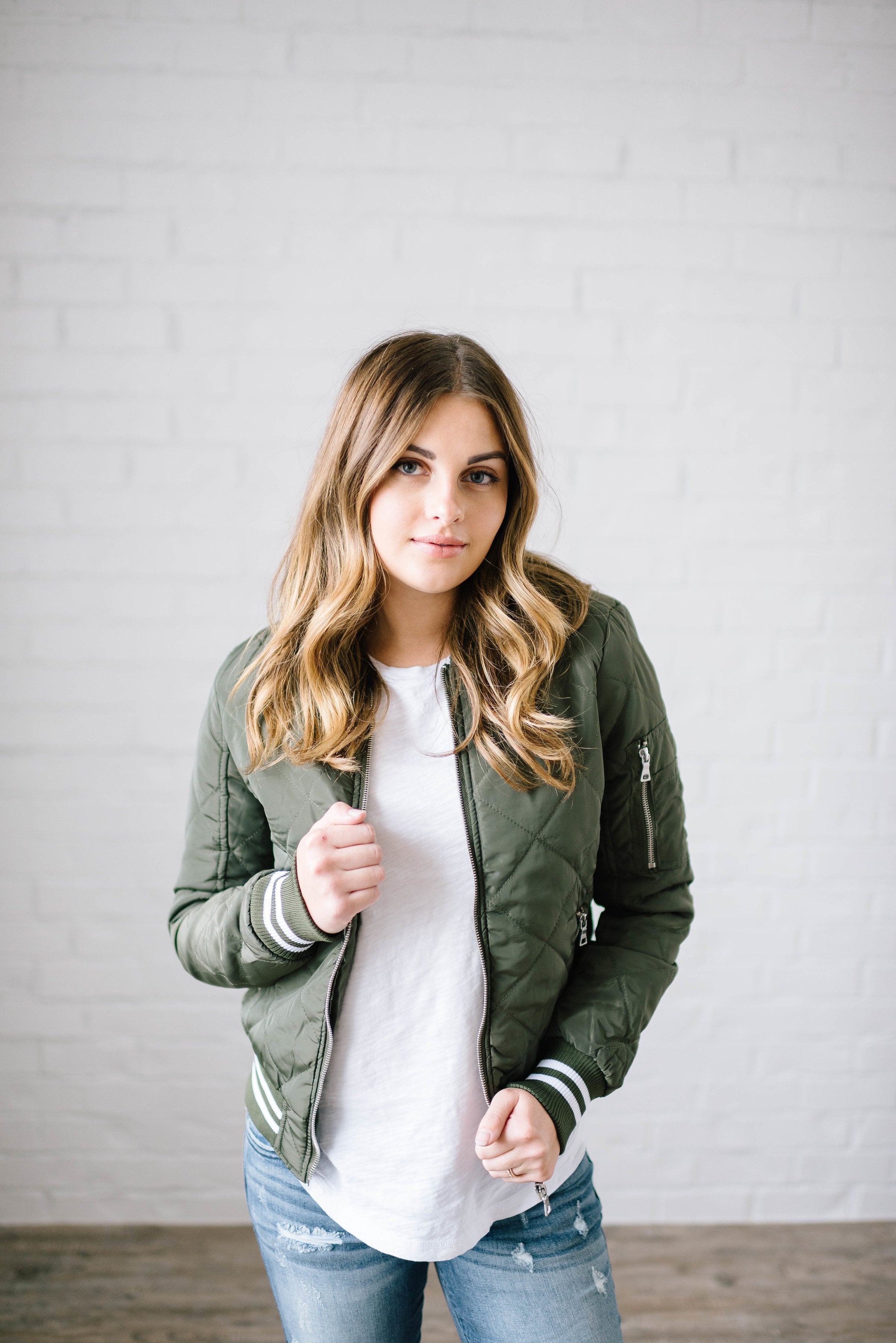 The Bomb Jacket in Olive