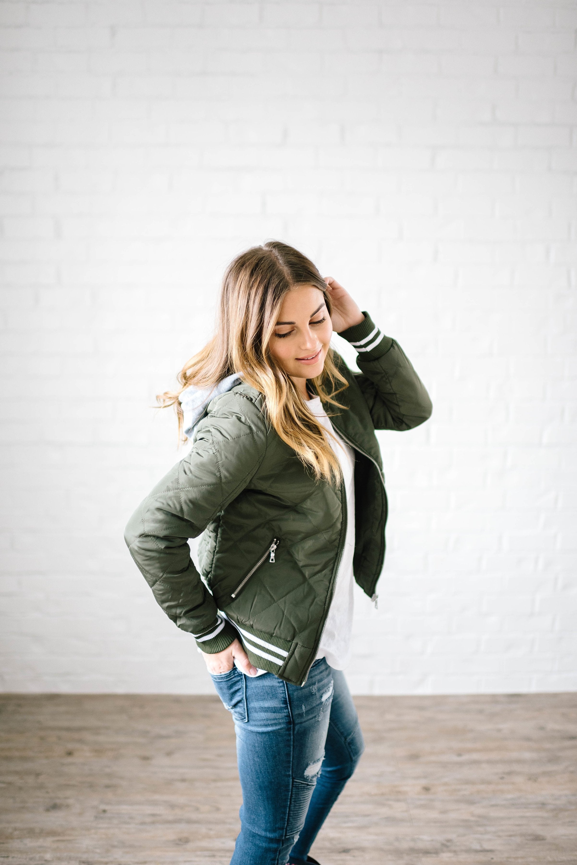 The Bomb Jacket in Olive