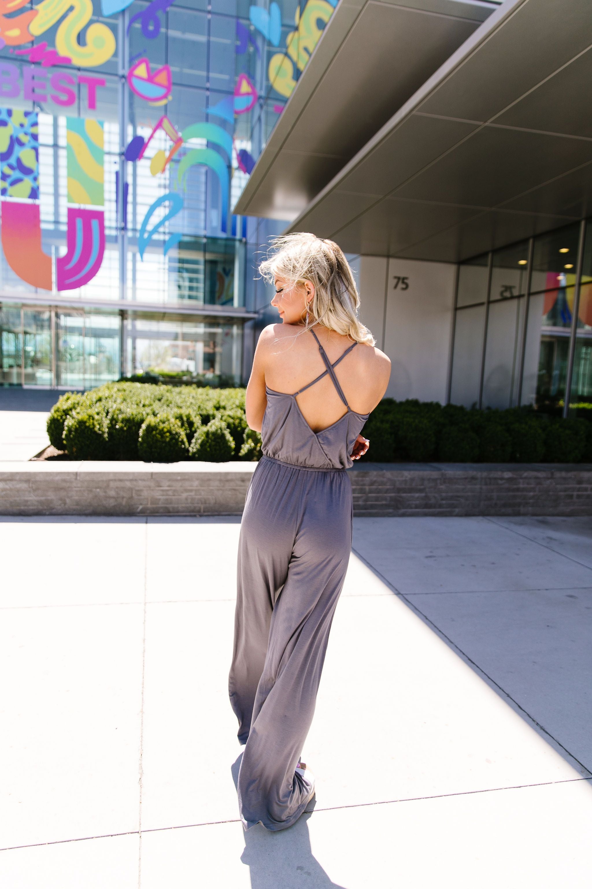 The Every Girl Jumpsuit In Charcoal