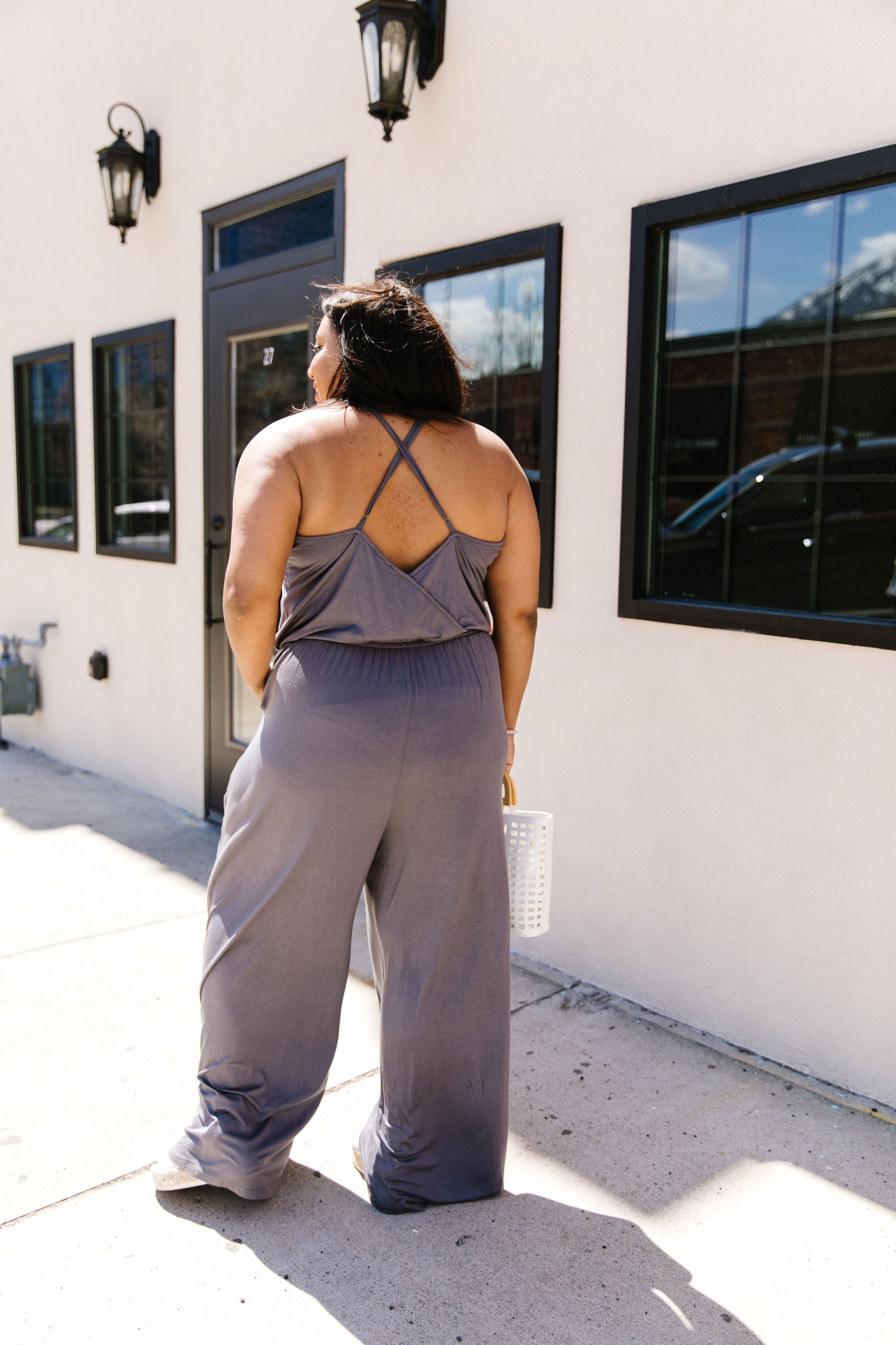 The Every Girl Jumpsuit In Charcoal