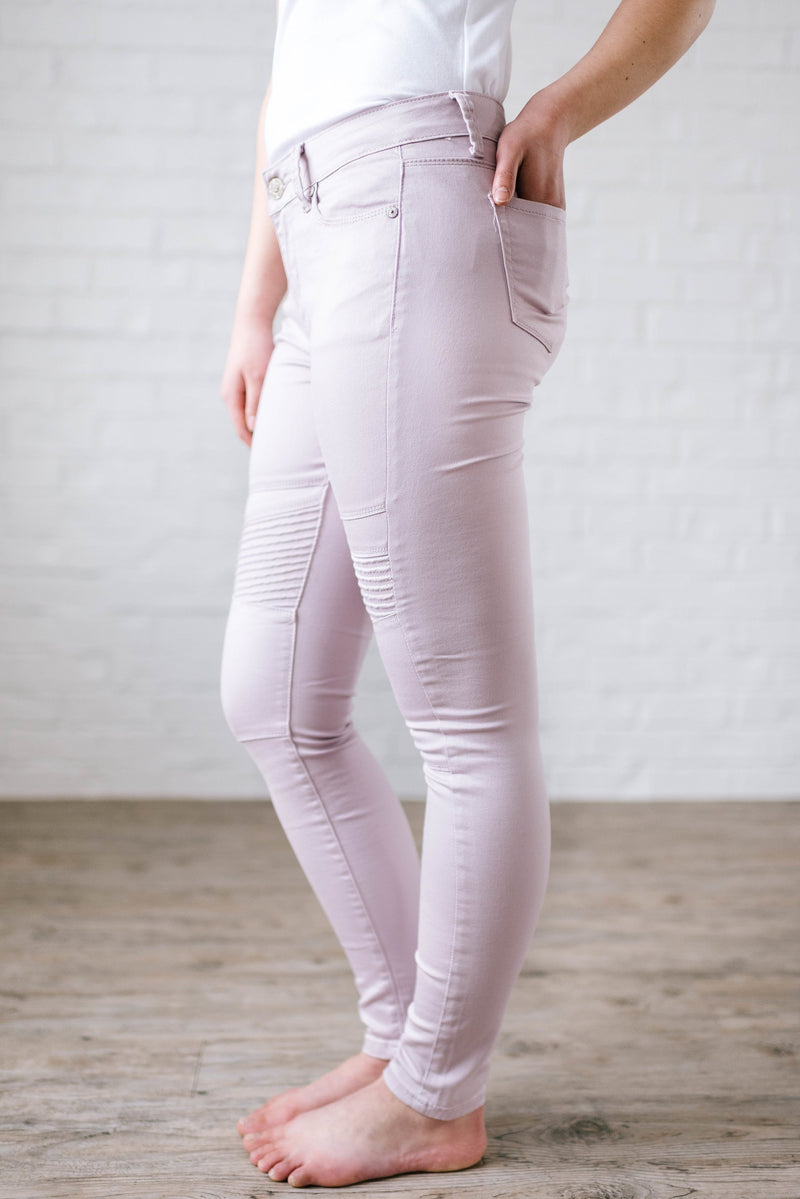 The Mauve Moto Pants