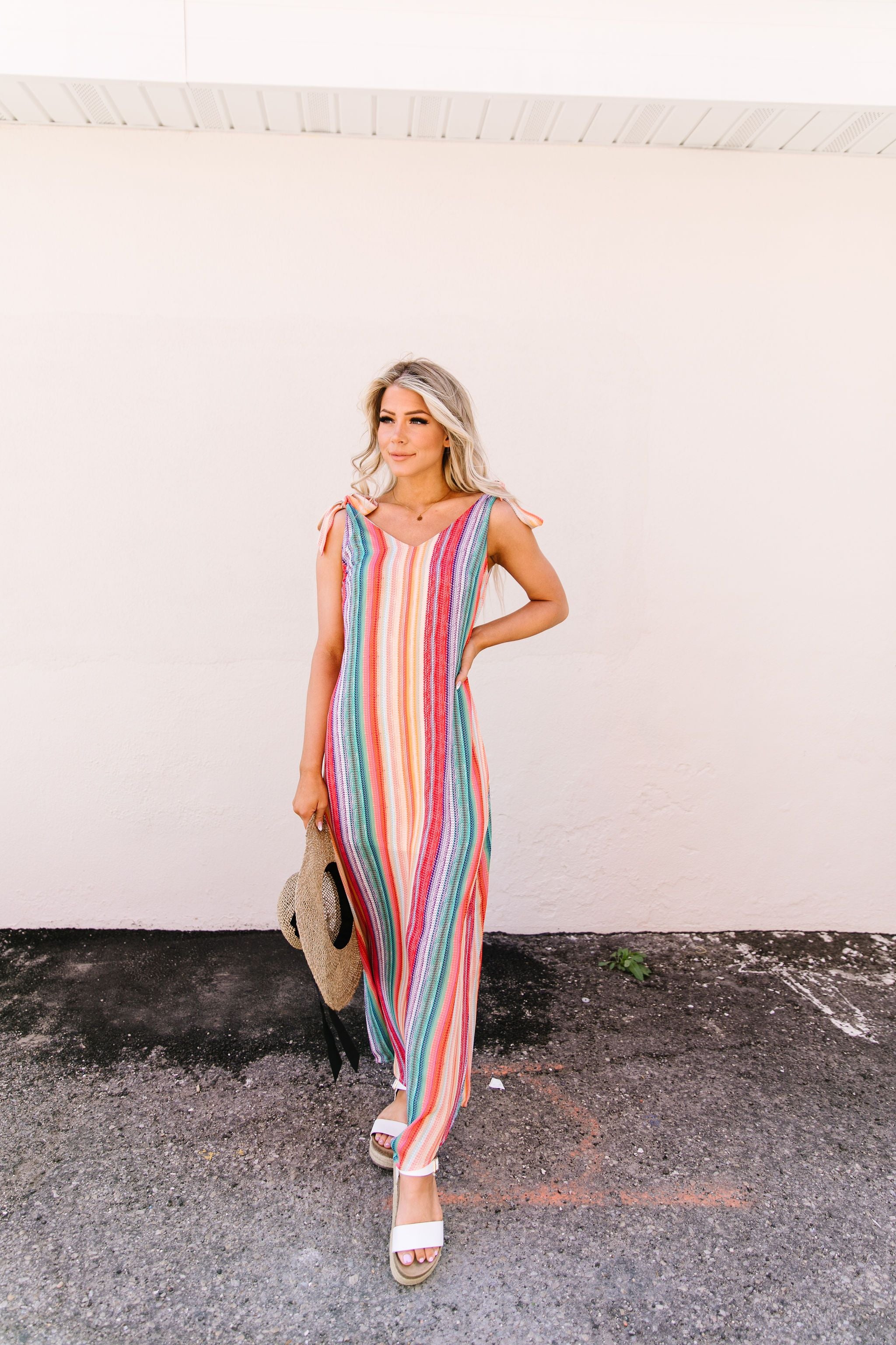 The World Is Your Rainbow Maxi Dress