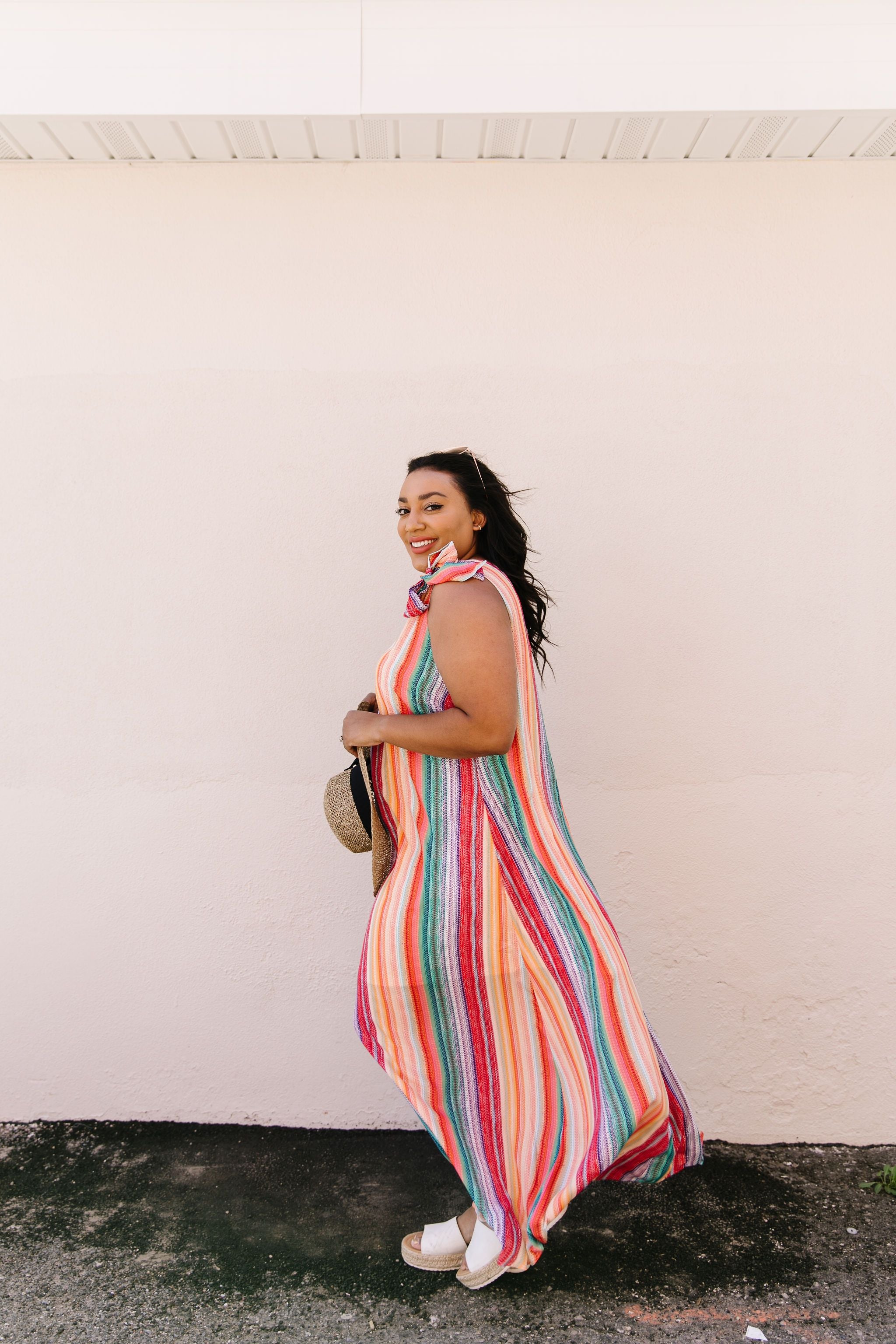 The World Is Your Rainbow Maxi Dress