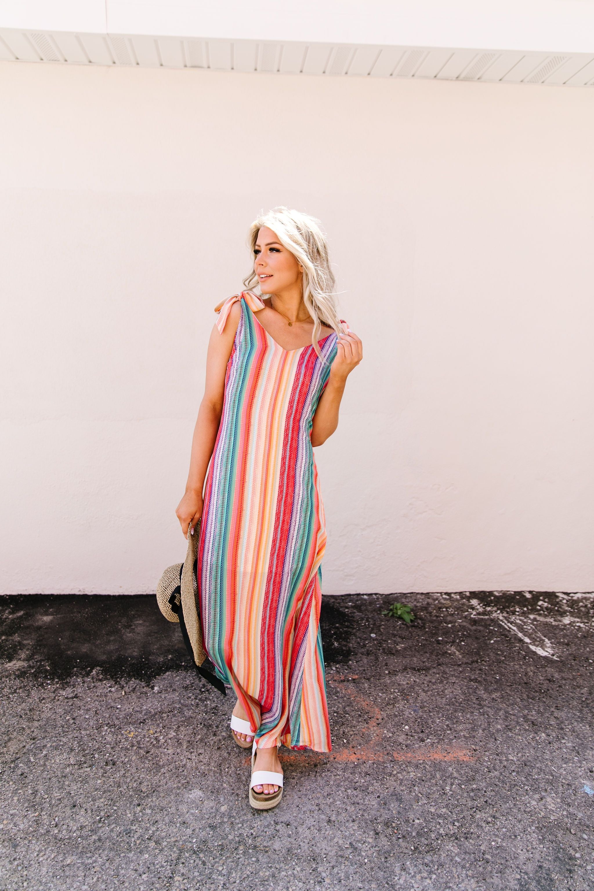 The World Is Your Rainbow Maxi Dress