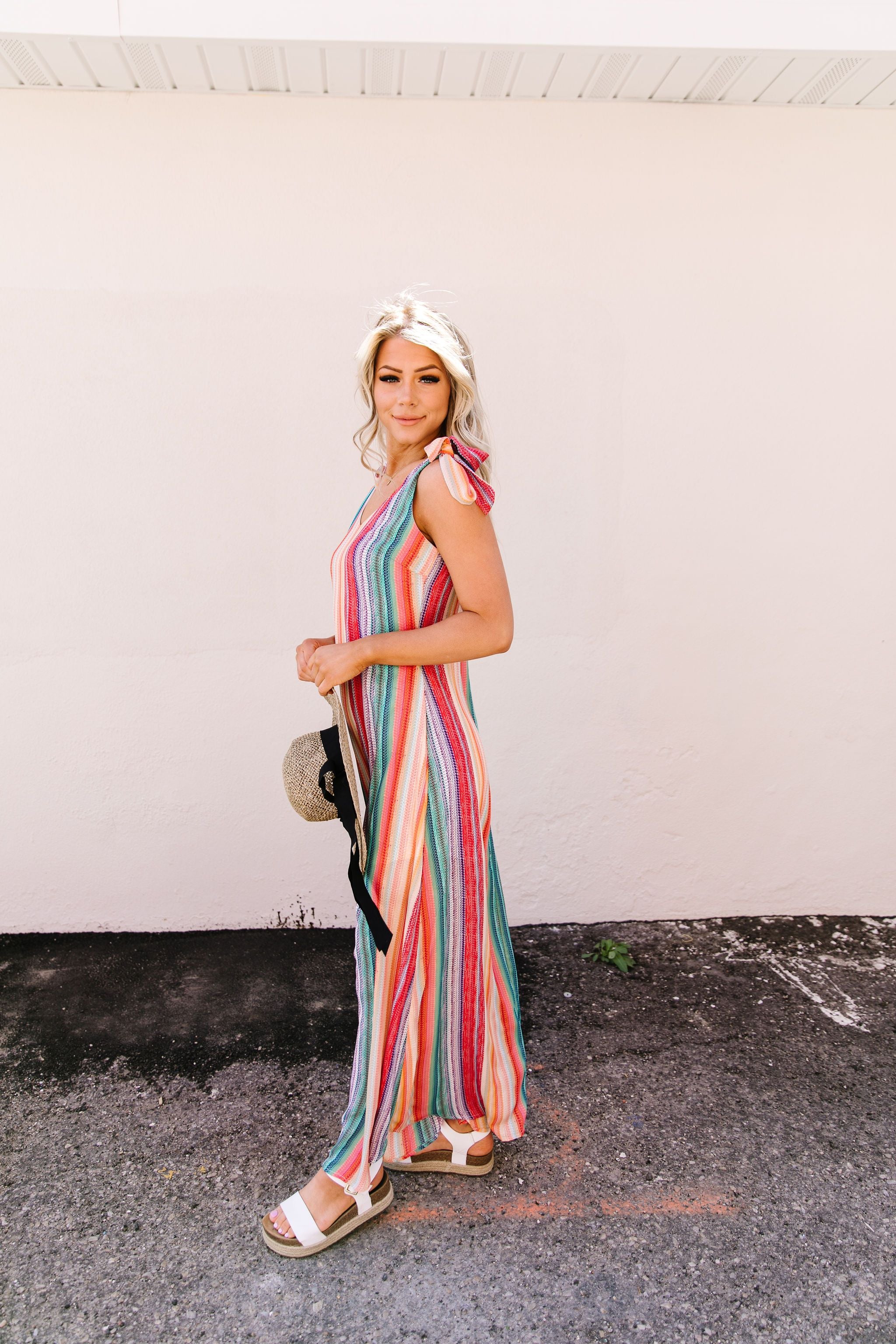 The World Is Your Rainbow Maxi Dress