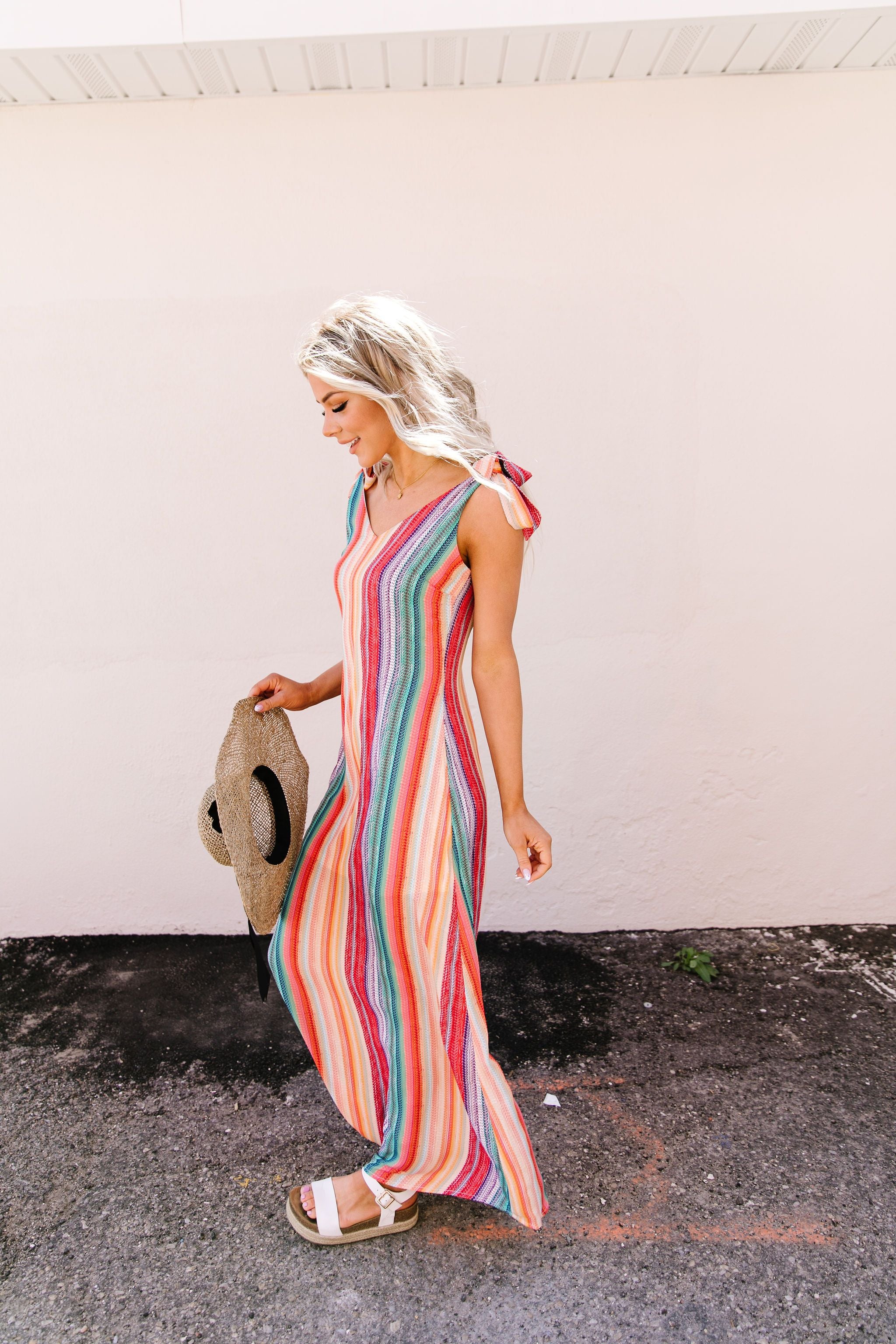 The World Is Your Rainbow Maxi Dress