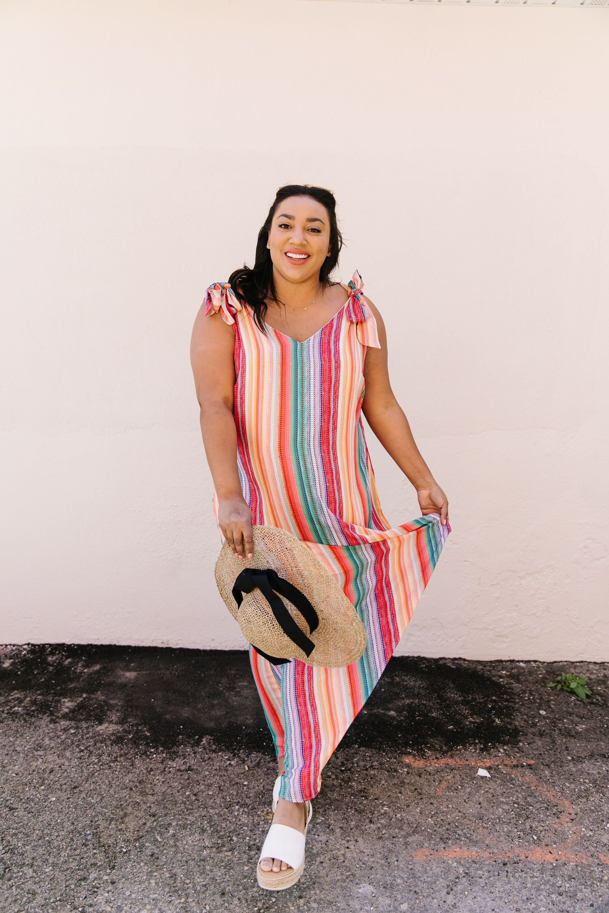 The World Is Your Rainbow Maxi Dress