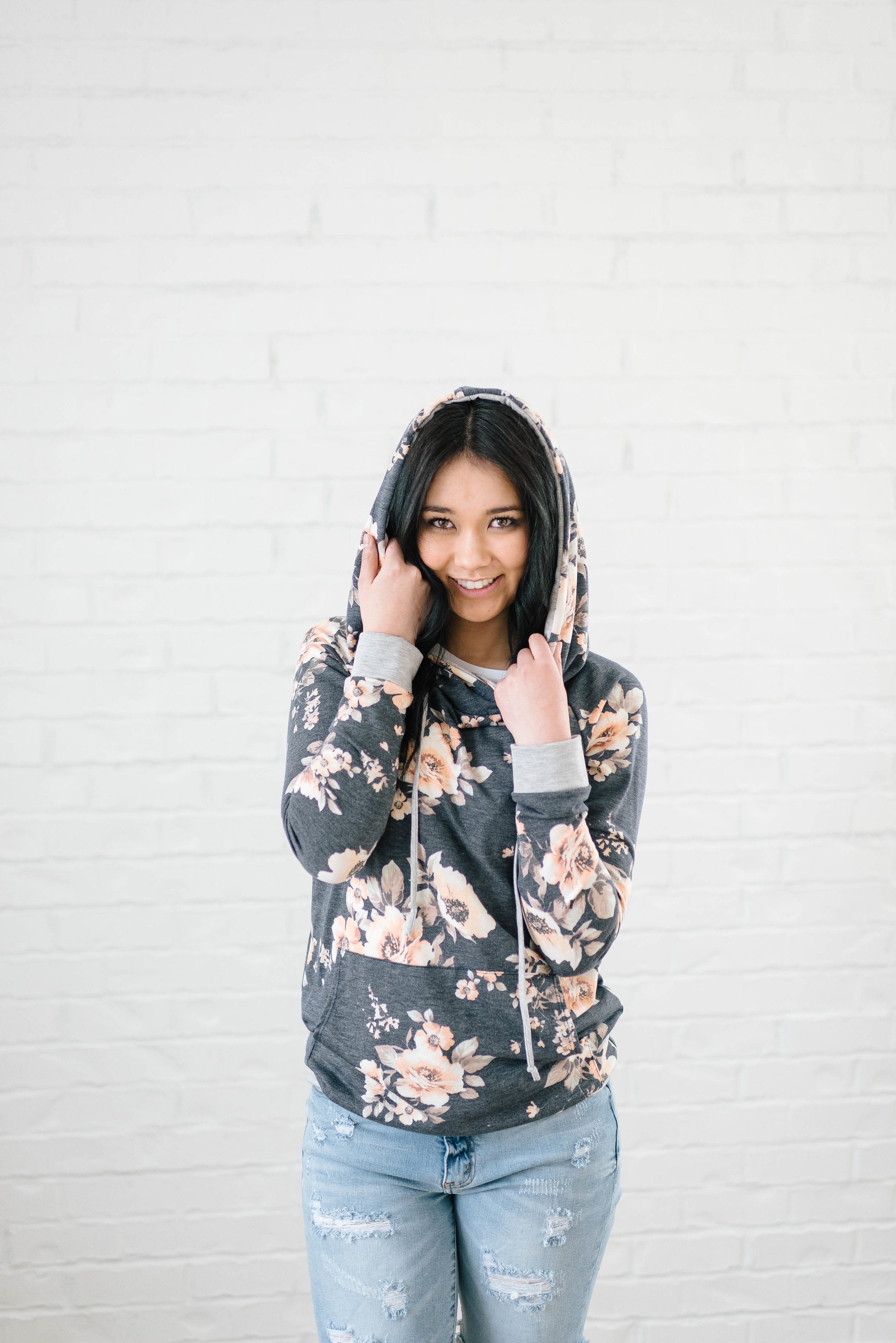 Theresa Floral Hoodie