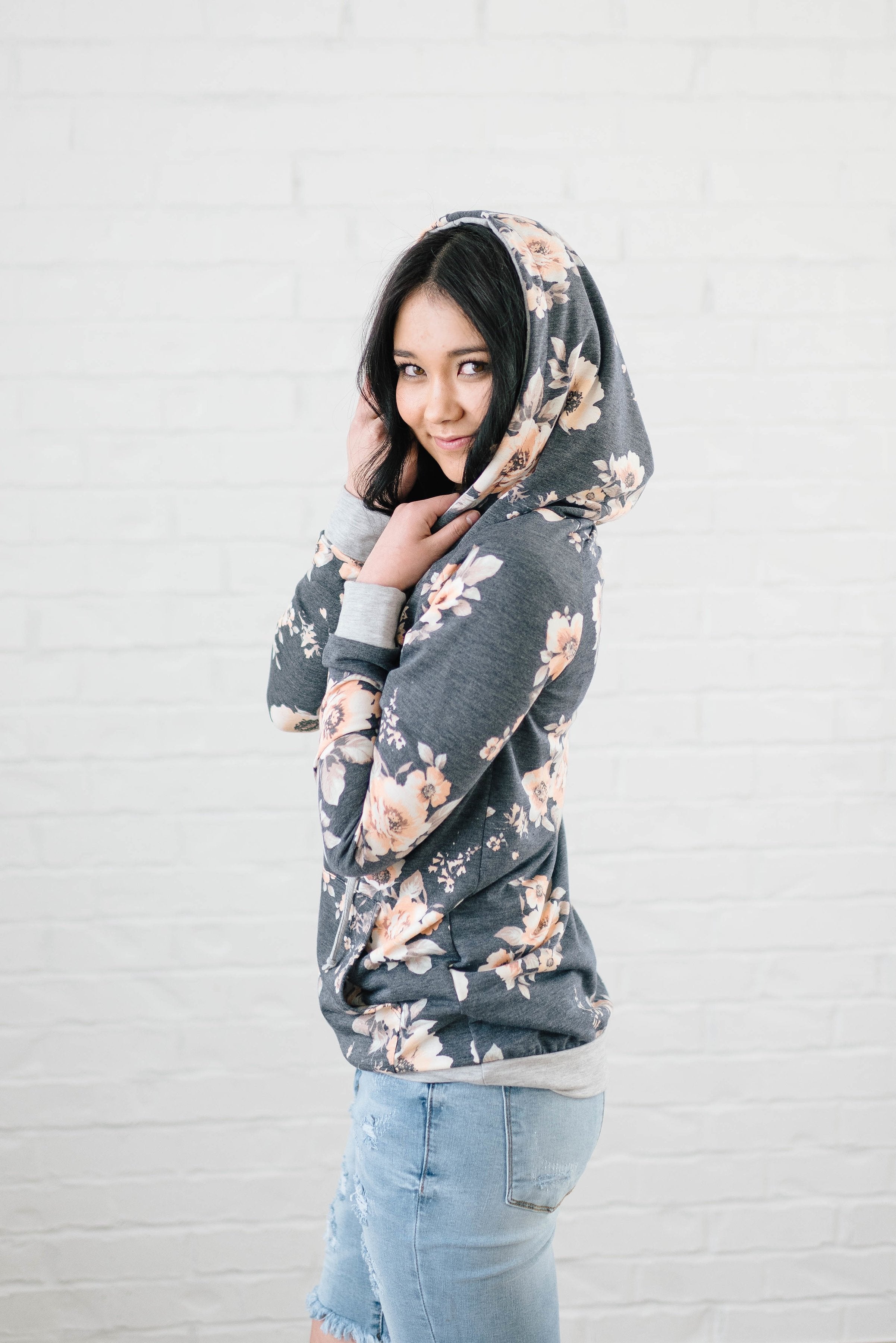 Theresa Floral Hoodie