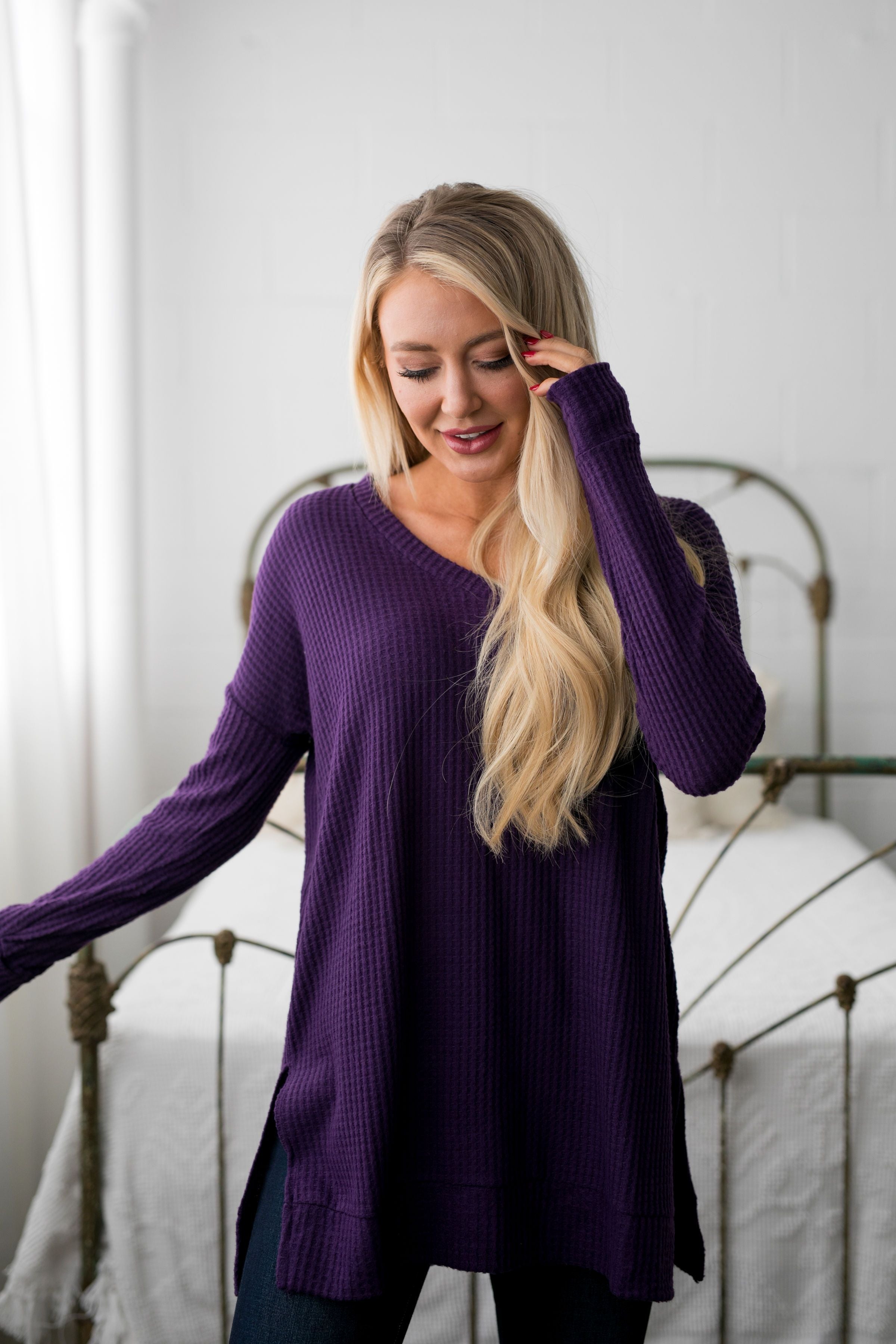 Thermal Tunic In Purple