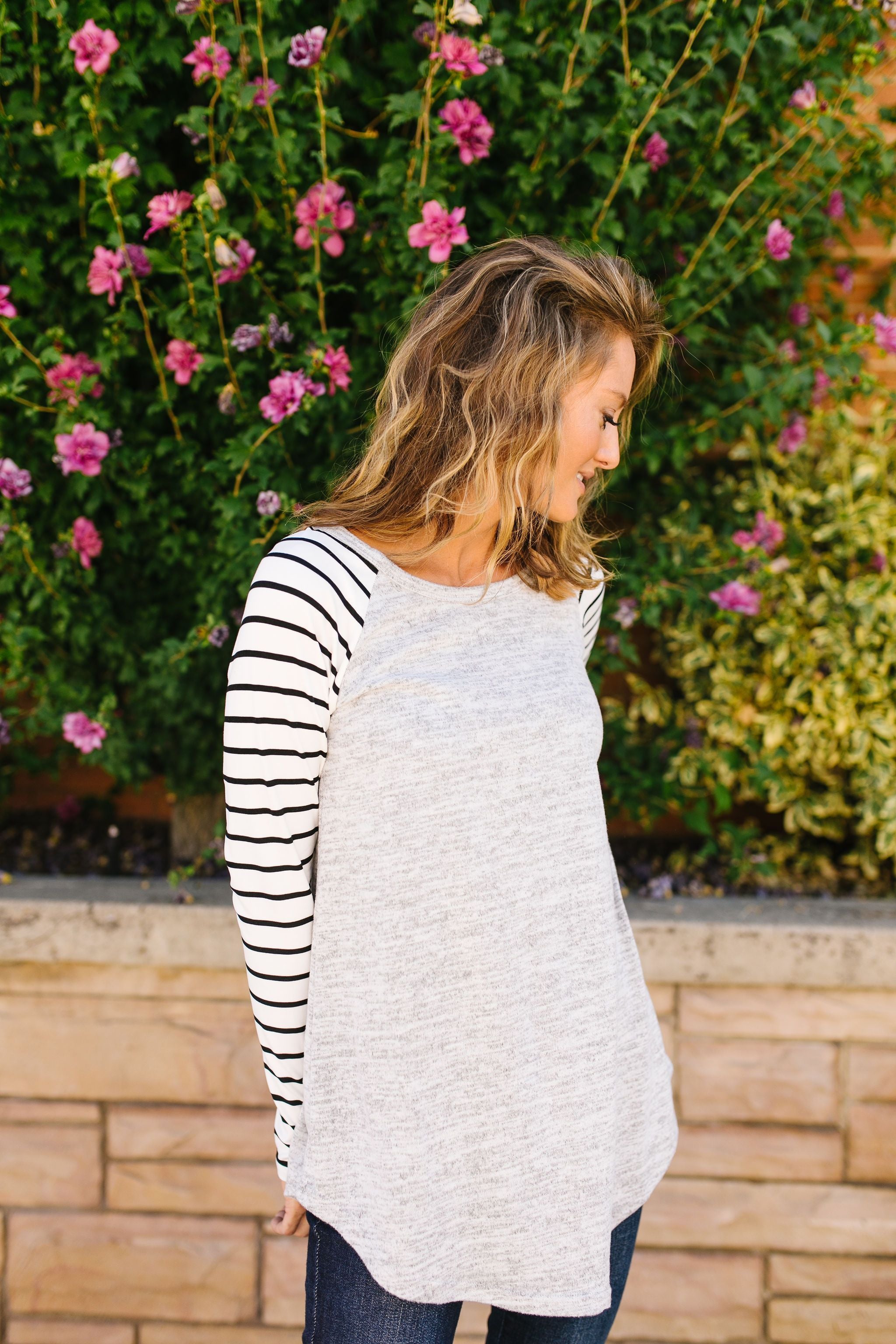 Throw And Go Raglan Long-Sleeved Tee