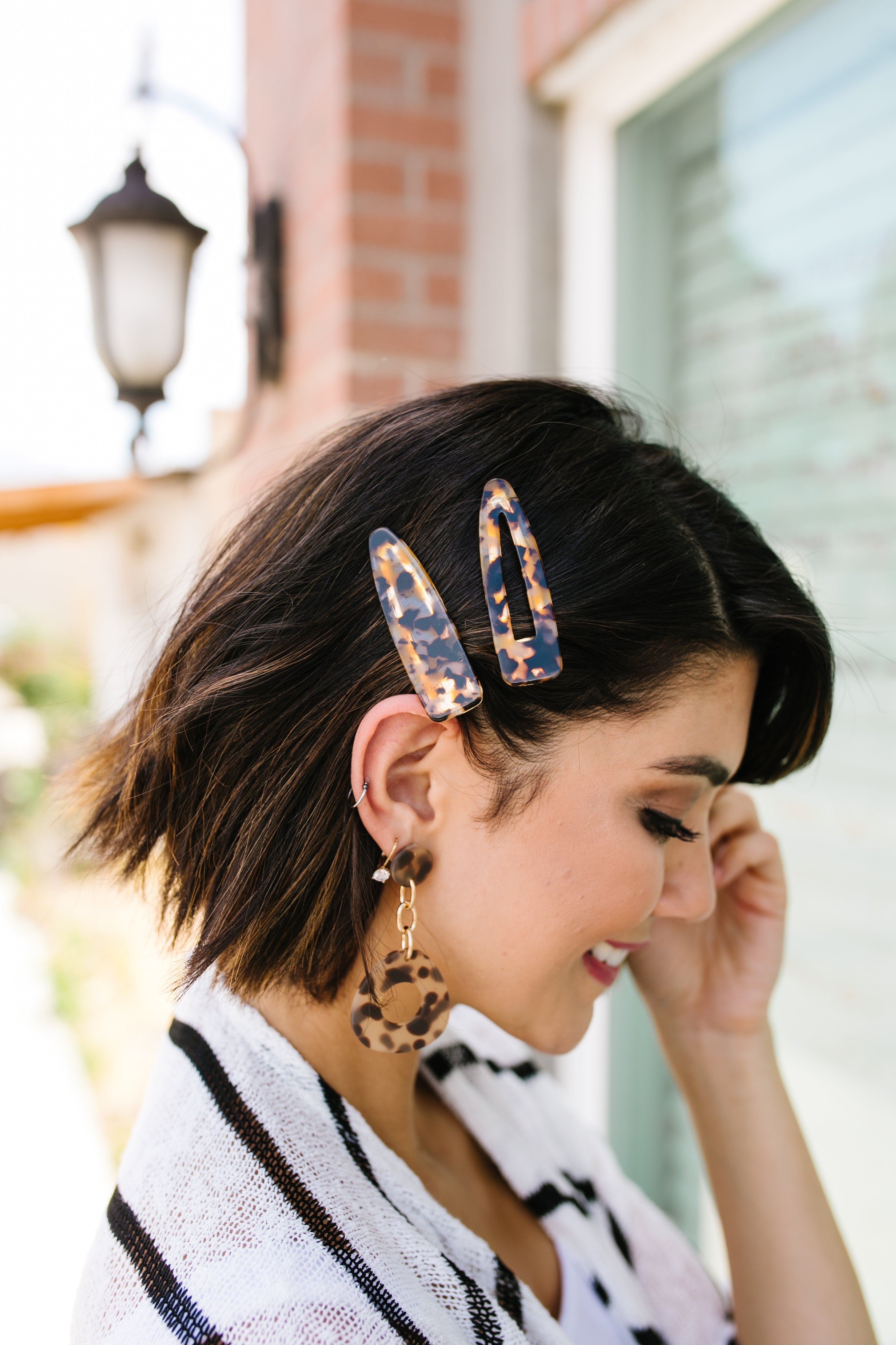 Tortoise Shell Hair Clips