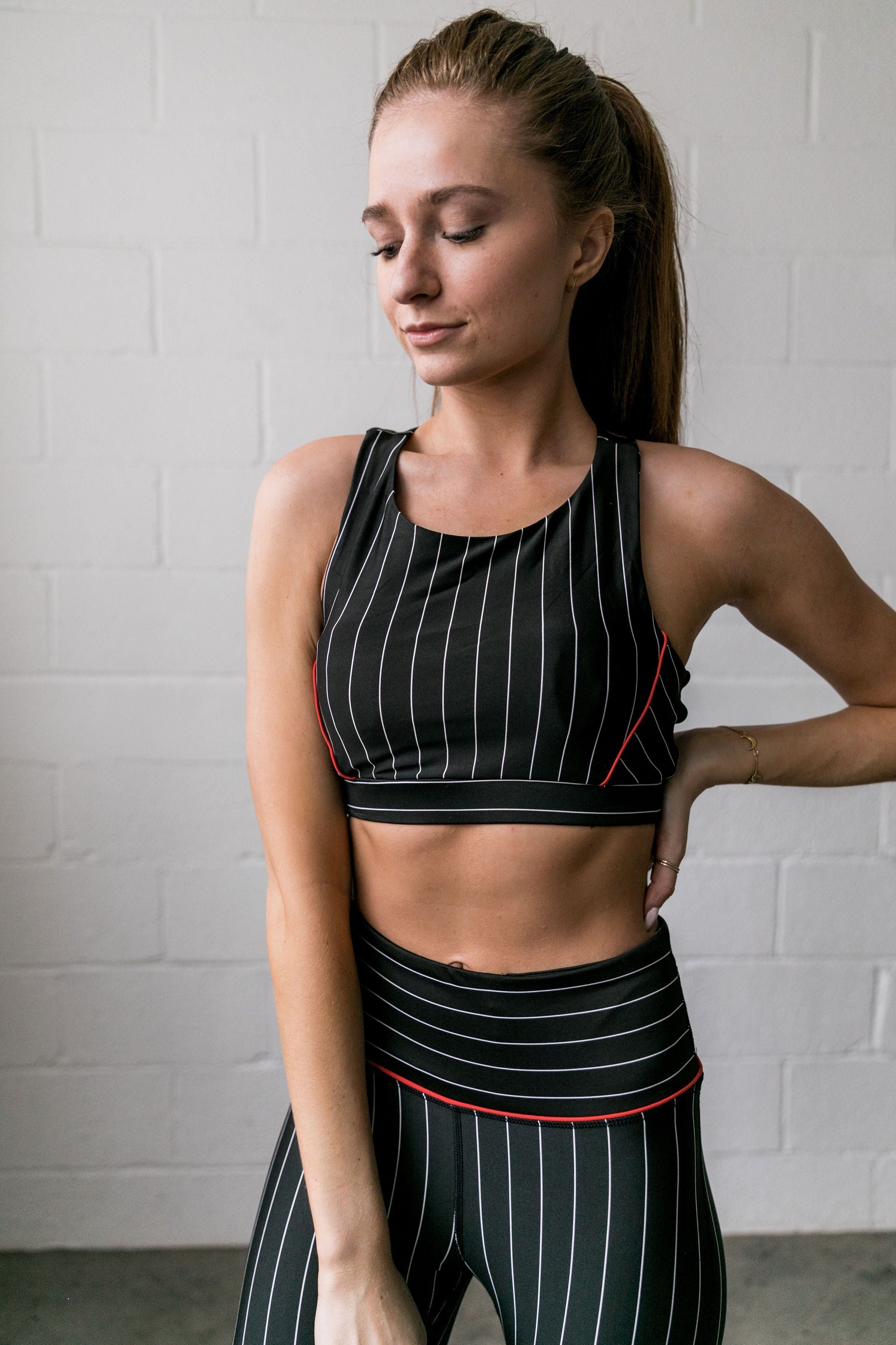 True Stripes Sports Bra - ALL SALES FINAL