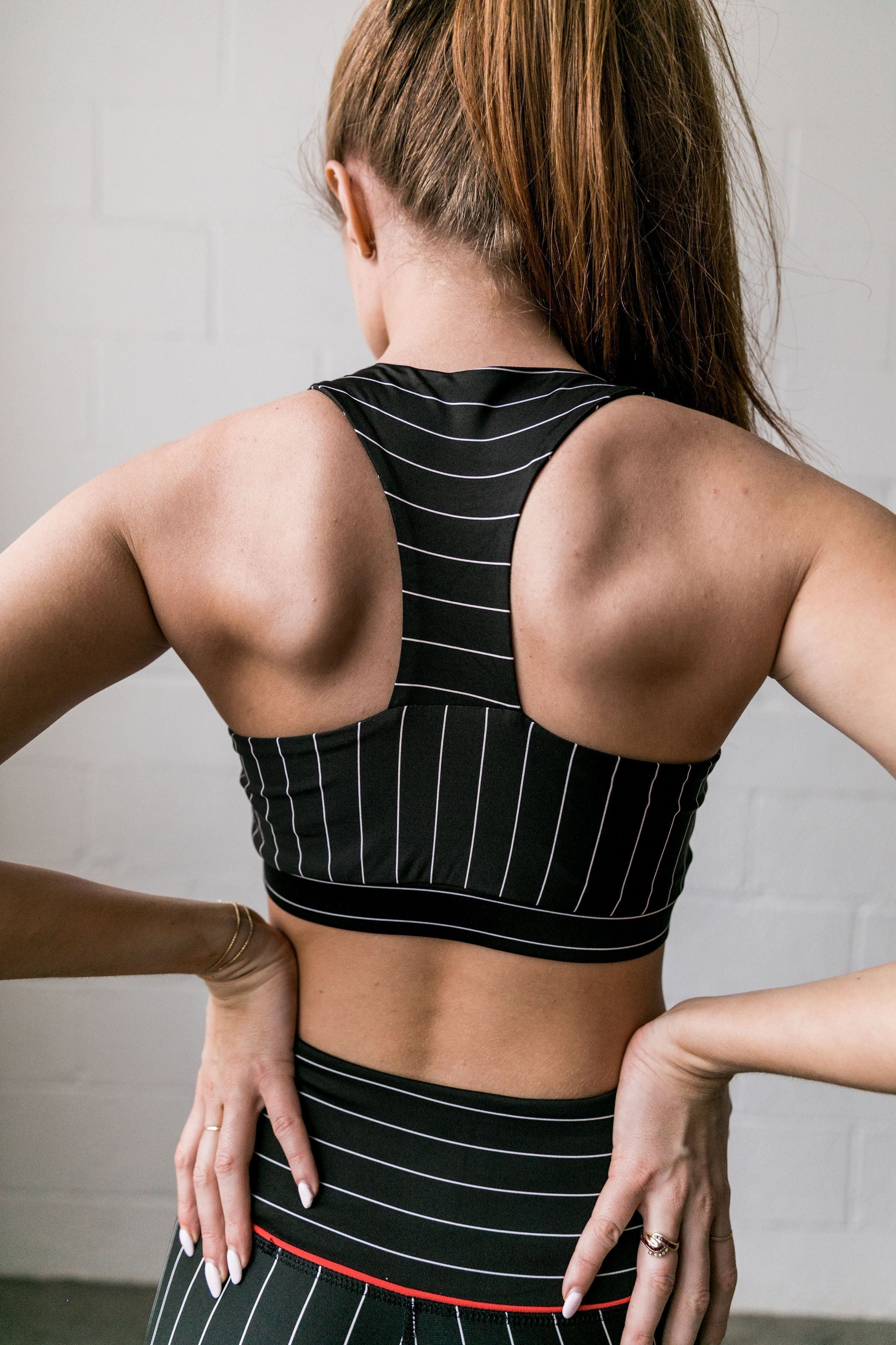 True Stripes Sports Bra - ALL SALES FINAL