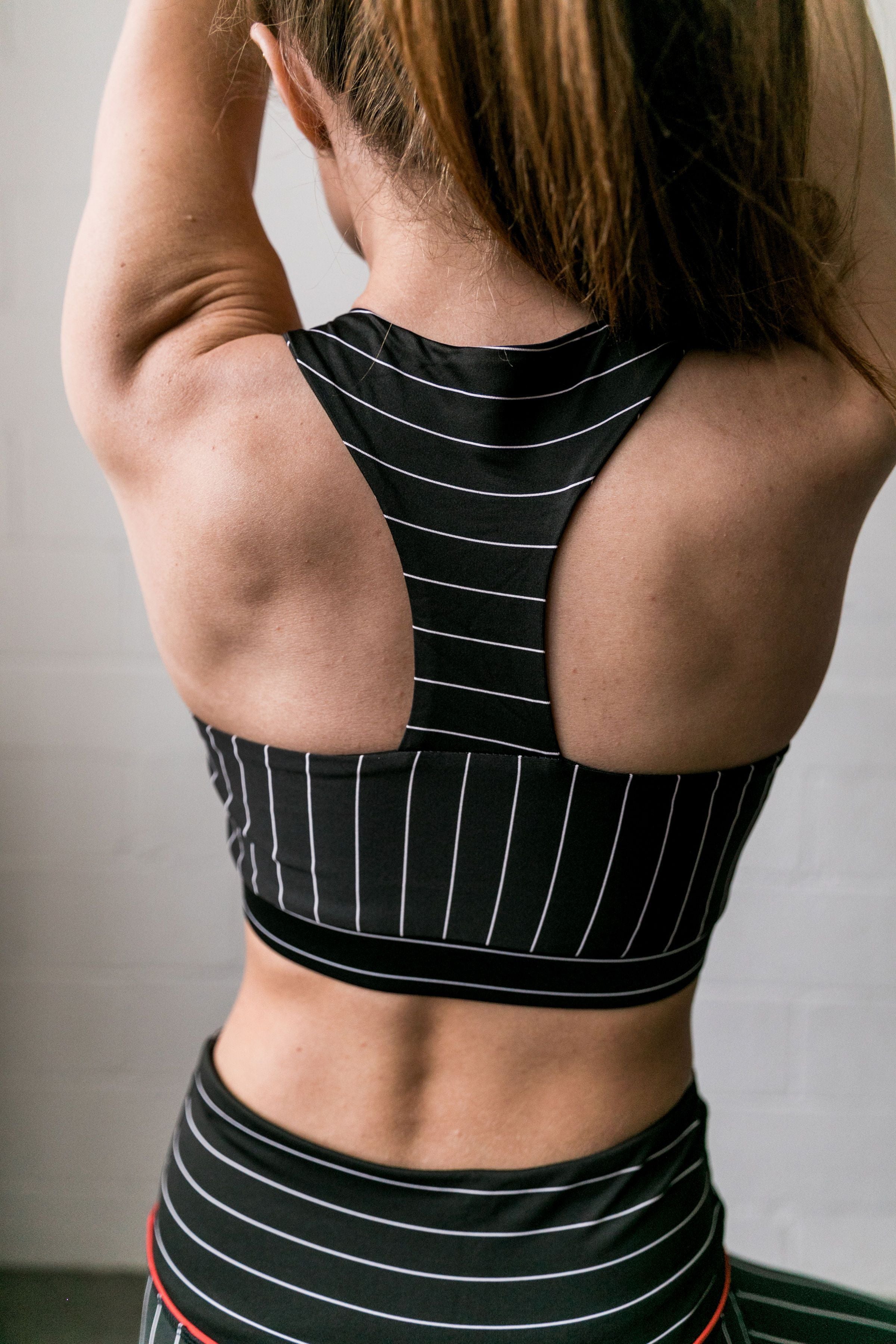 True Stripes Sports Bra - ALL SALES FINAL