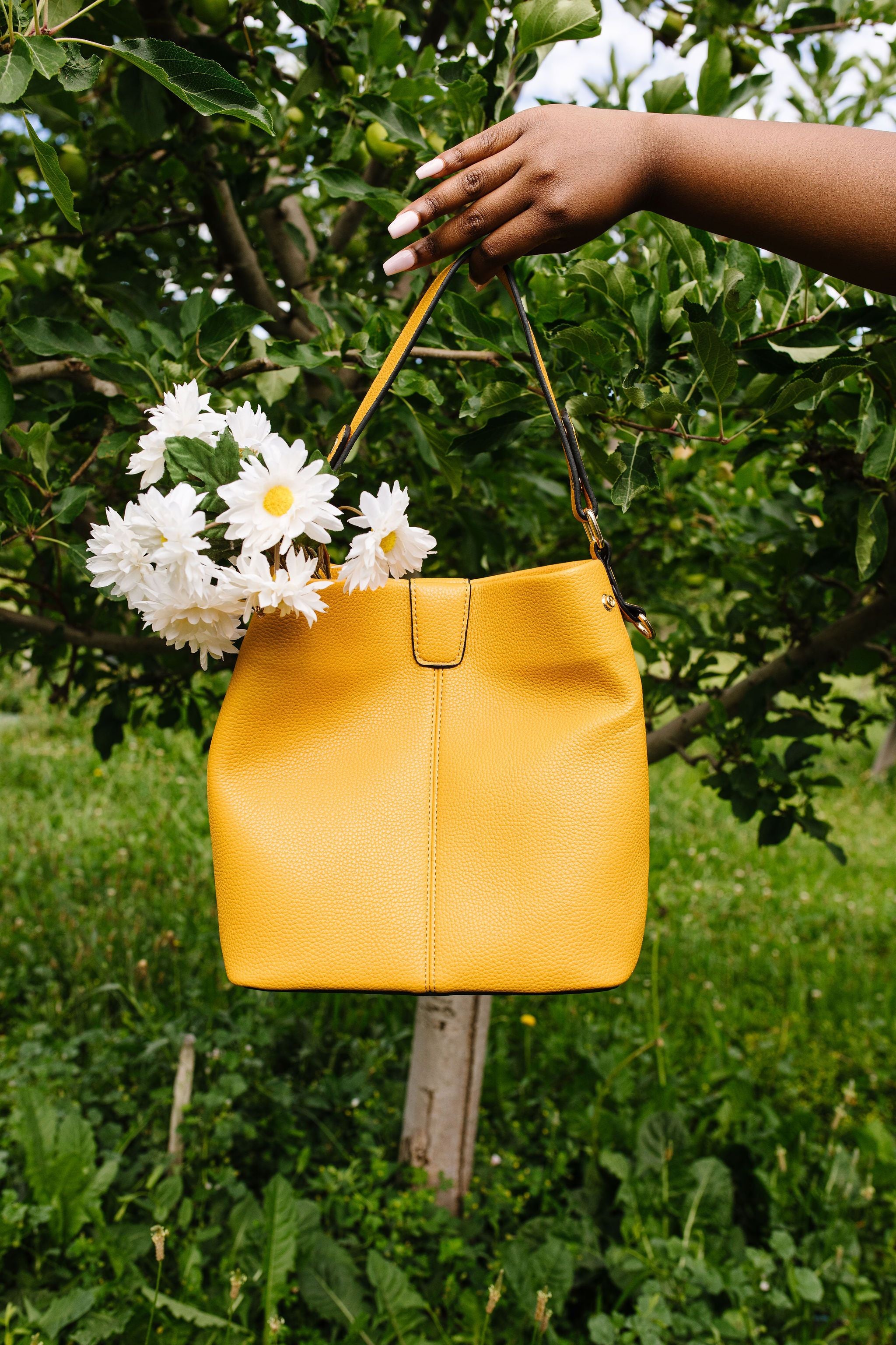 Tuscan Gold Bucket Bag