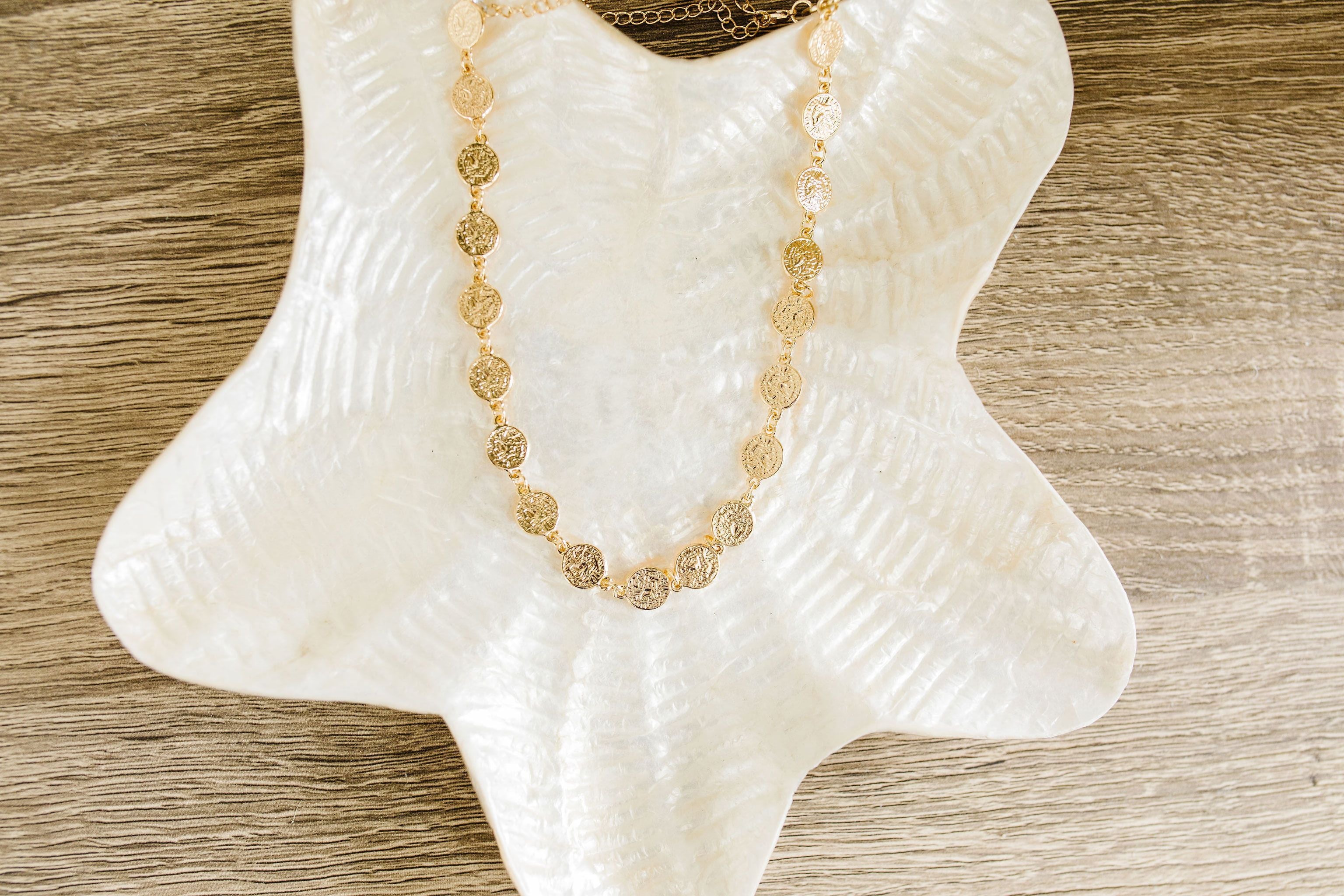 Verona Gold Coin Necklace