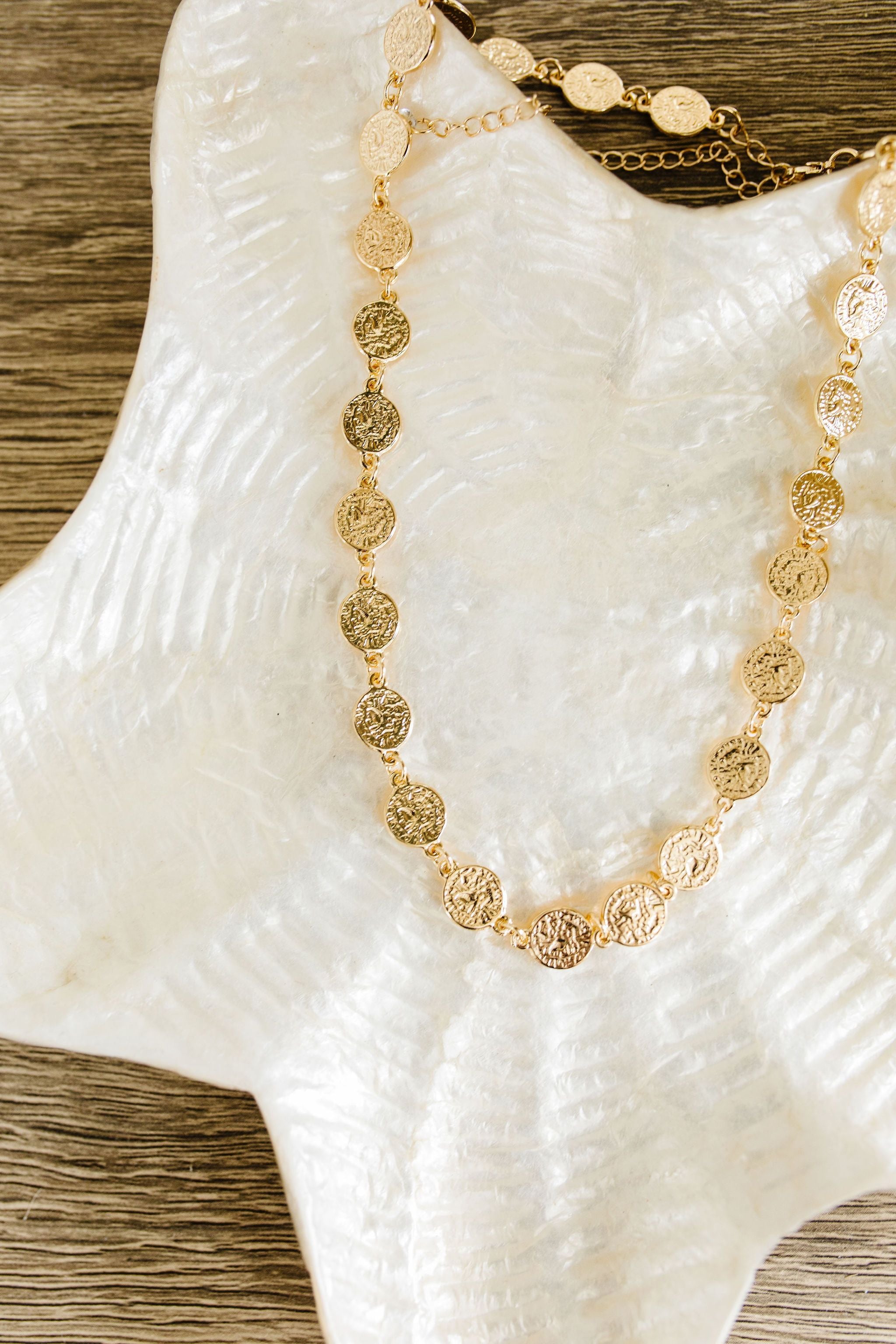 Verona Gold Coin Necklace