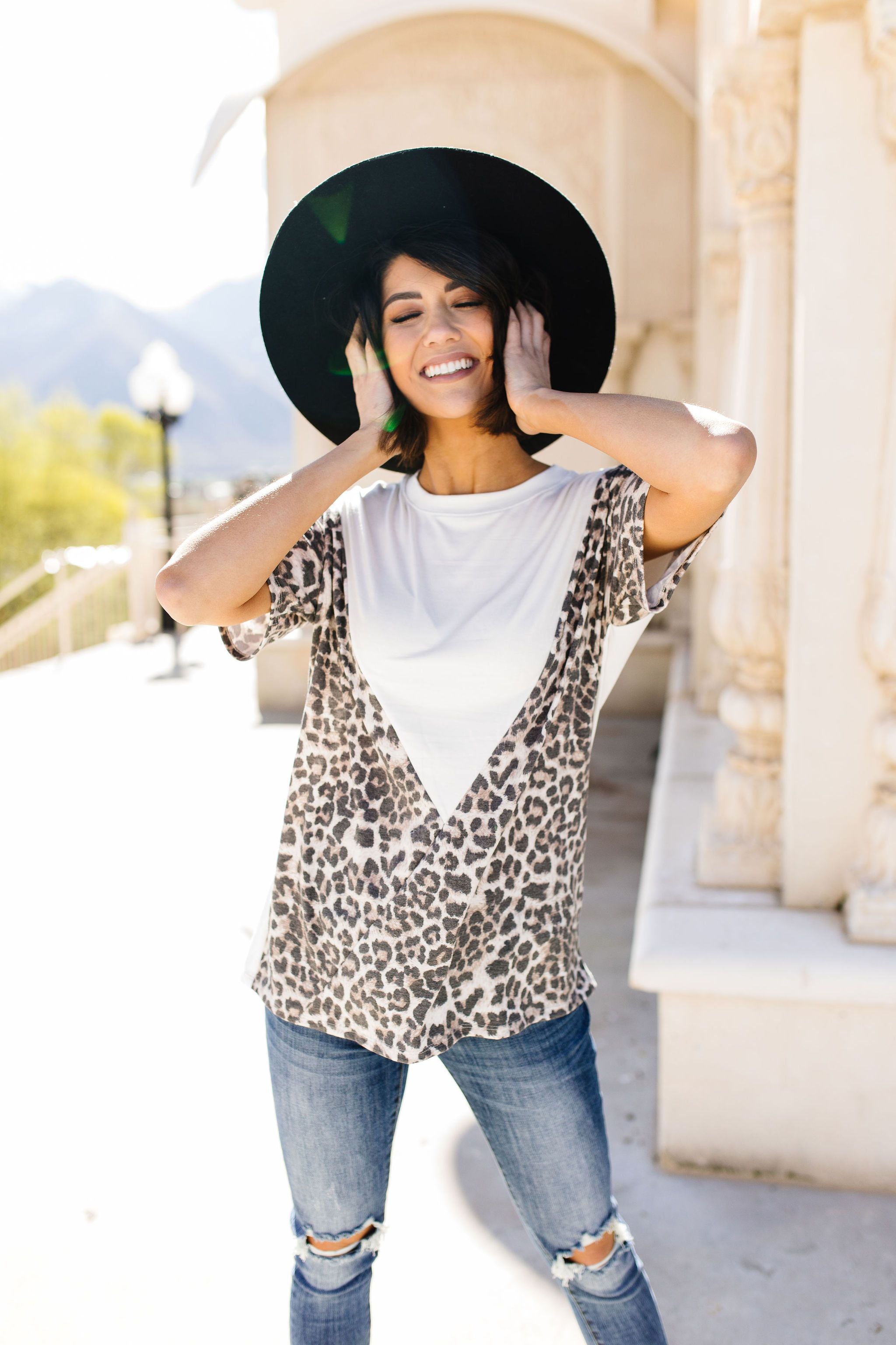 Vivica Animal Print Top