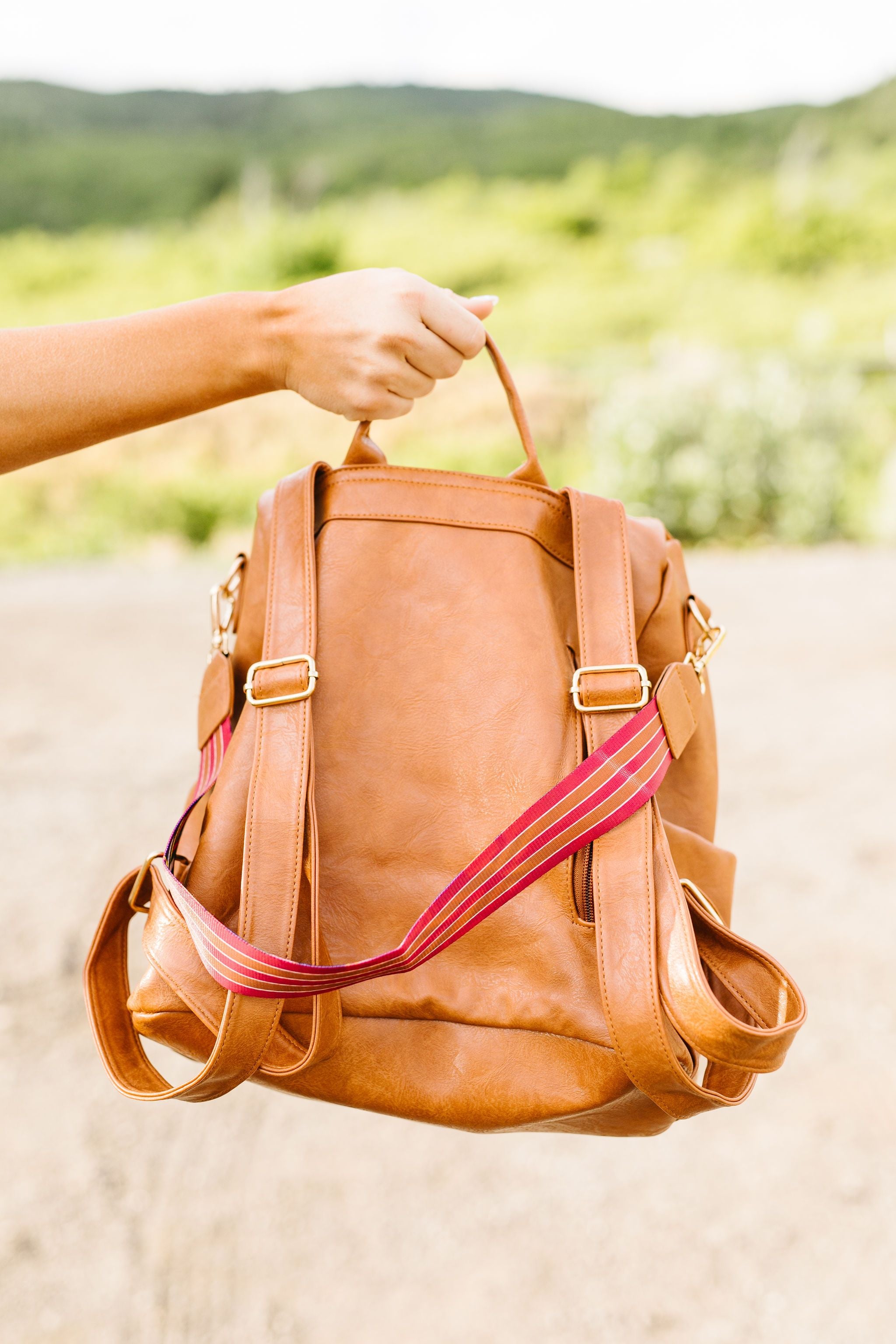 Wanderlust Backpack In Camel