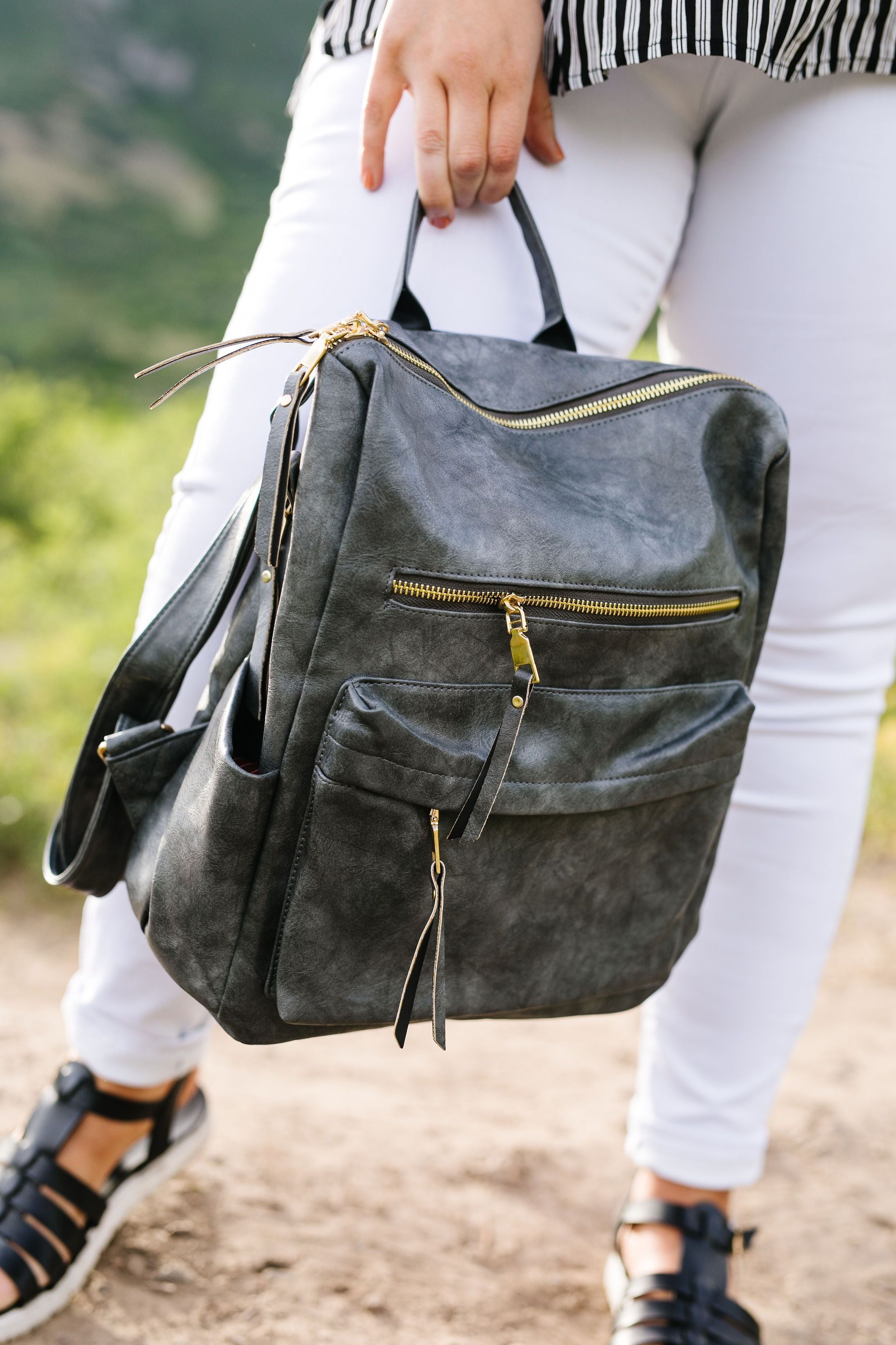 Wanderlust Backpack In Gray