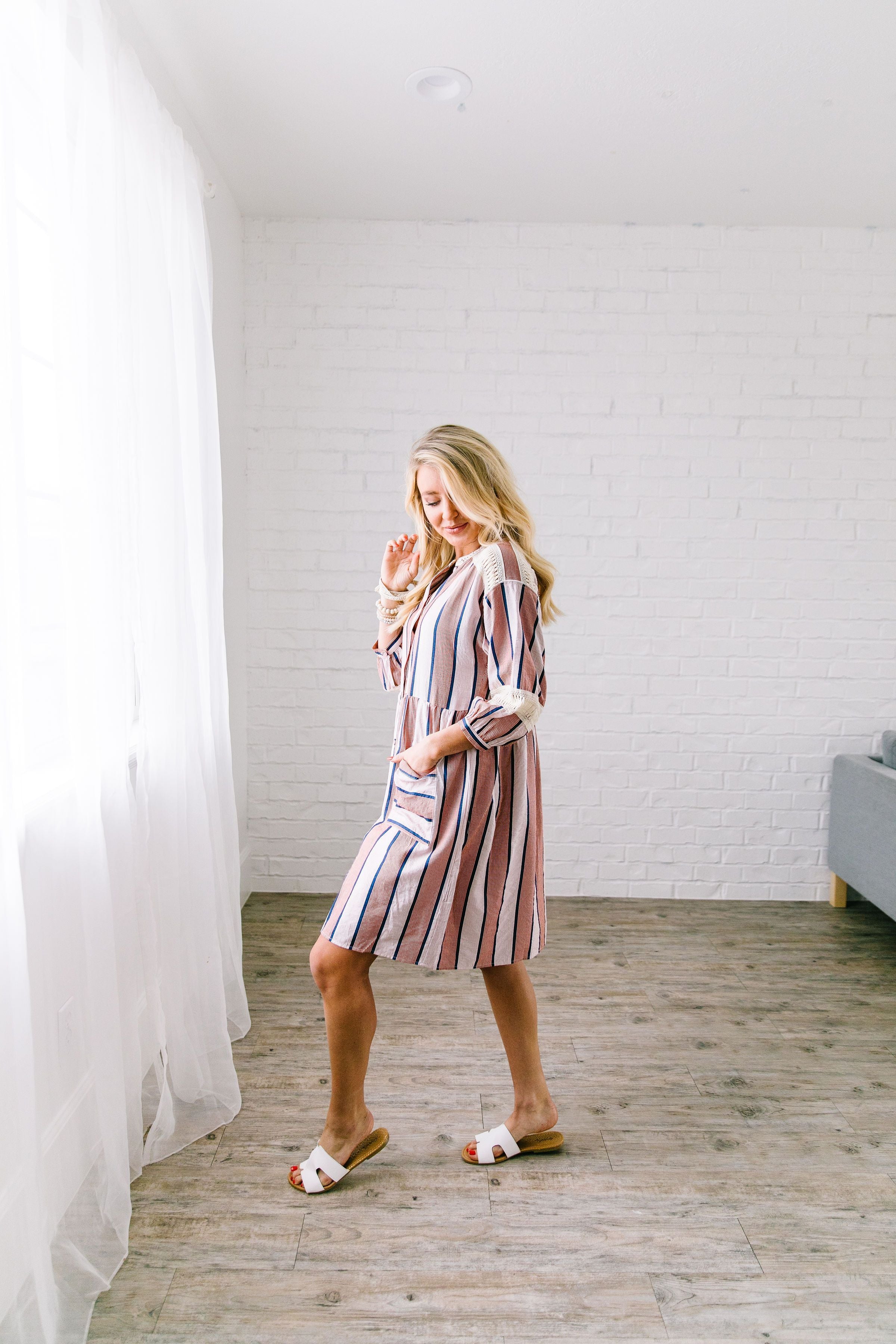 Weekend In The Hamptons Midi Dress