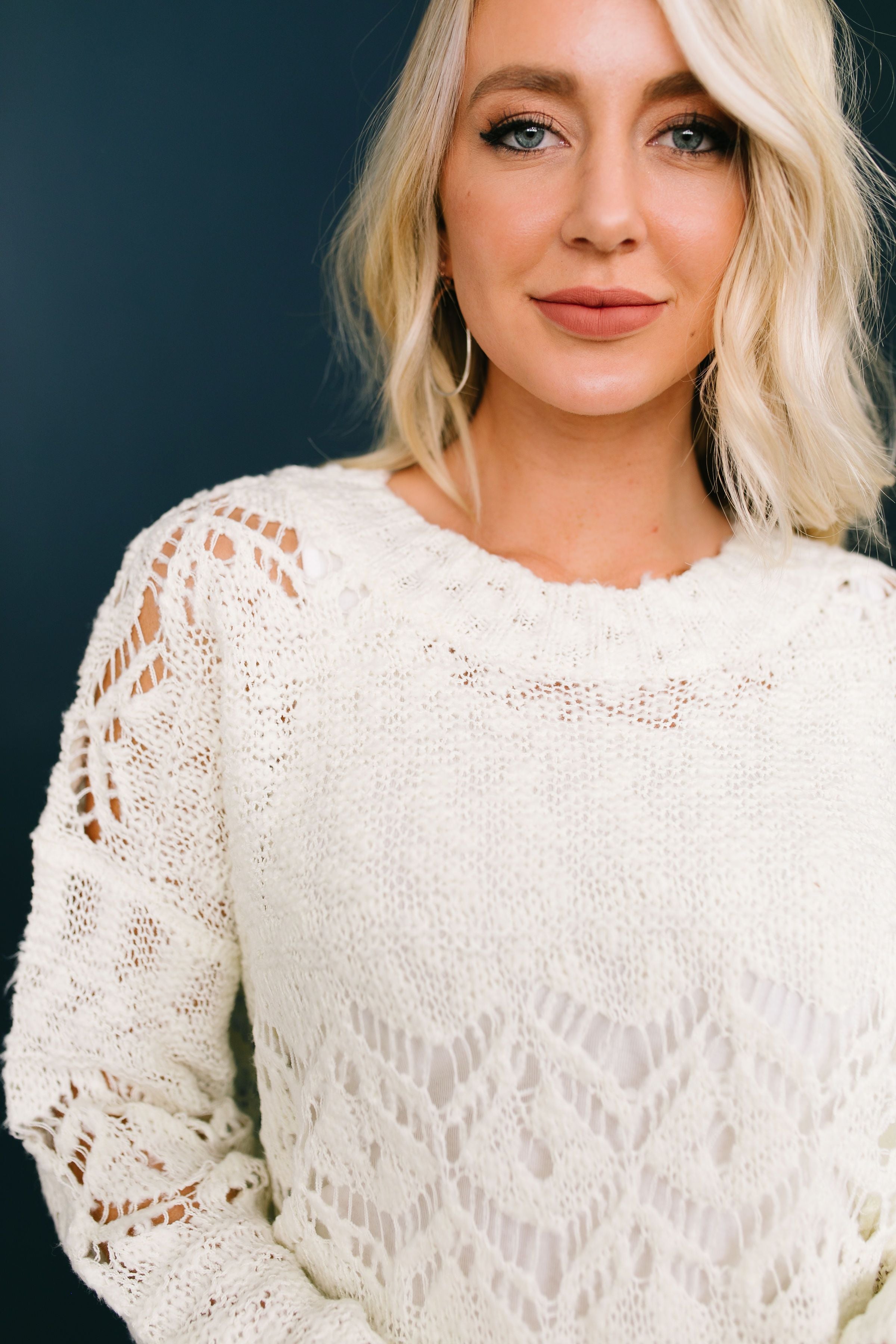 Winter Wonderland Sweater In Winter White