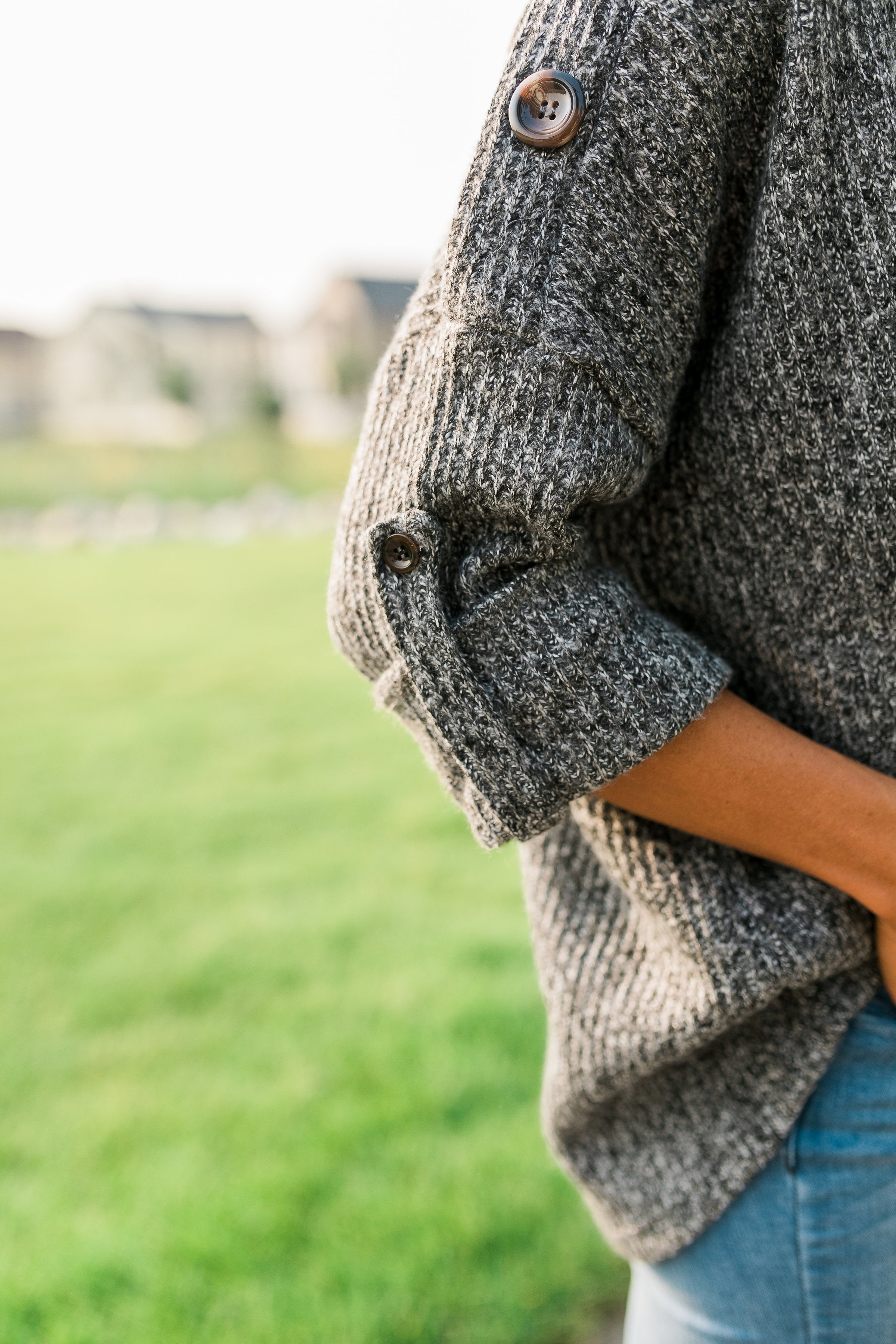 Winthrop Sweater in Charcoal