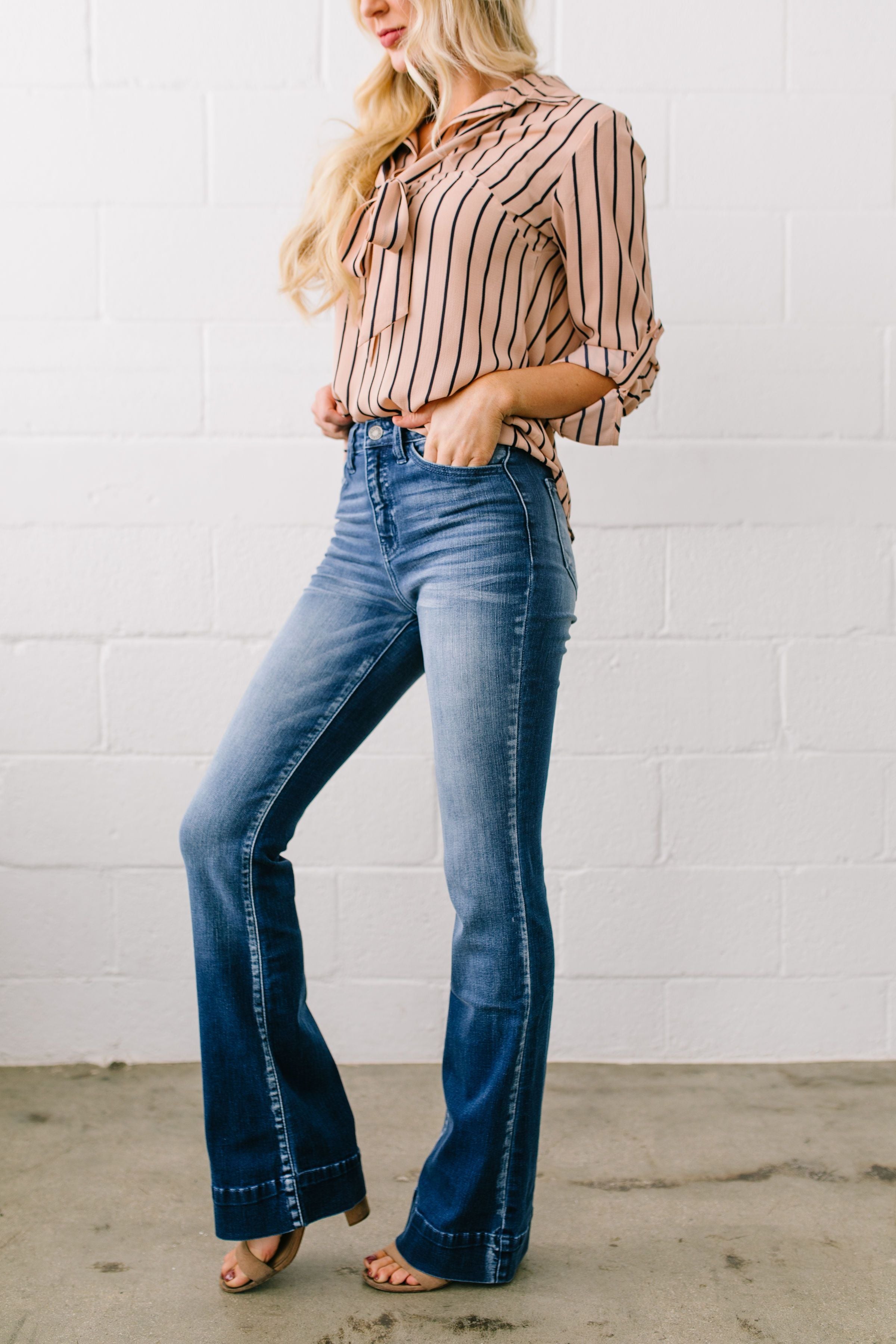 You've Got Flair Flared Jeans - ALL SALES FINAL